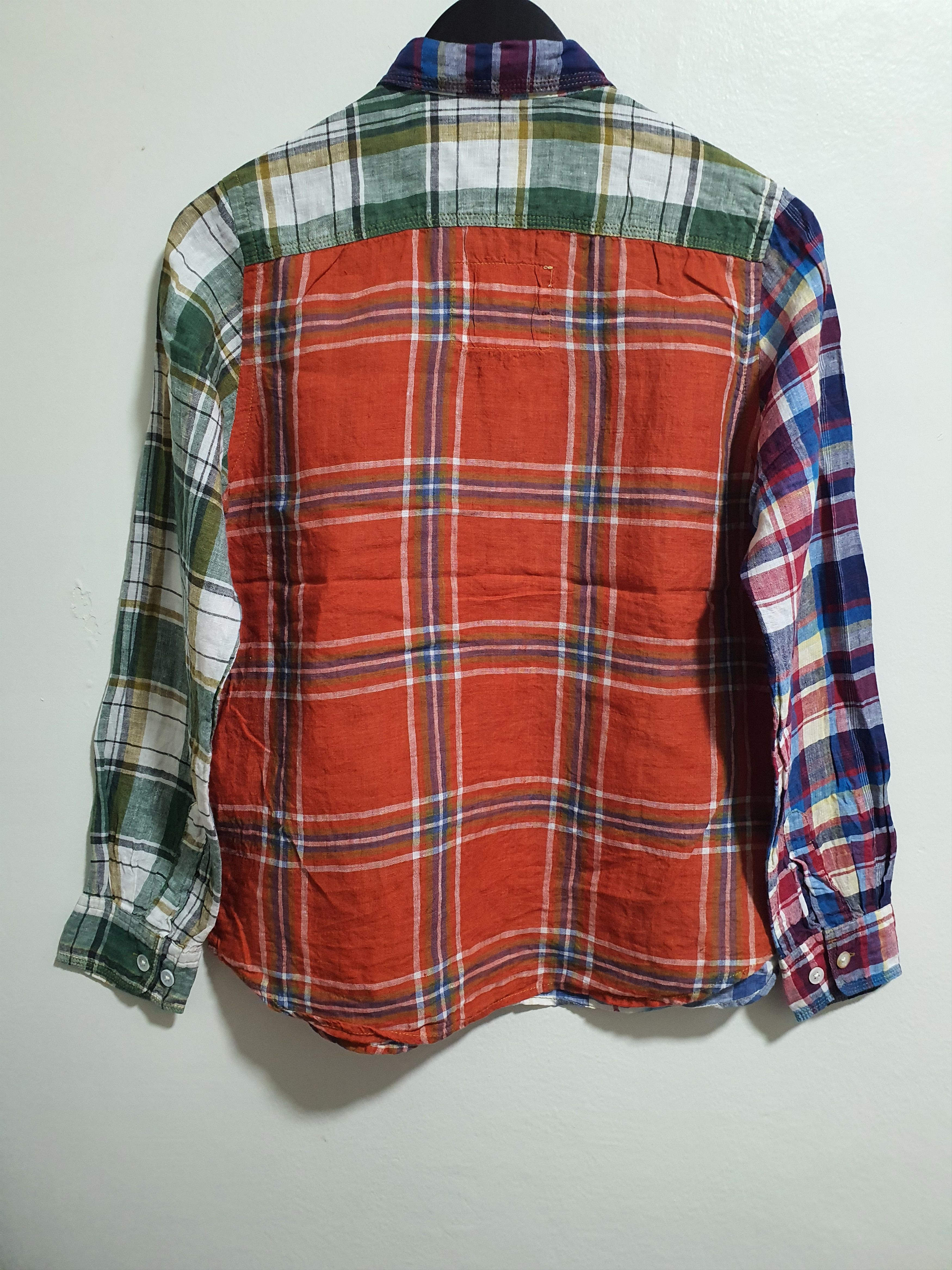 Japanese Brand CUBE SUGAR 19.5”/26” THIN CLOTH CHECKED SHIRT Size US M / EU 48-50 / 2 - 3 Thumbnail