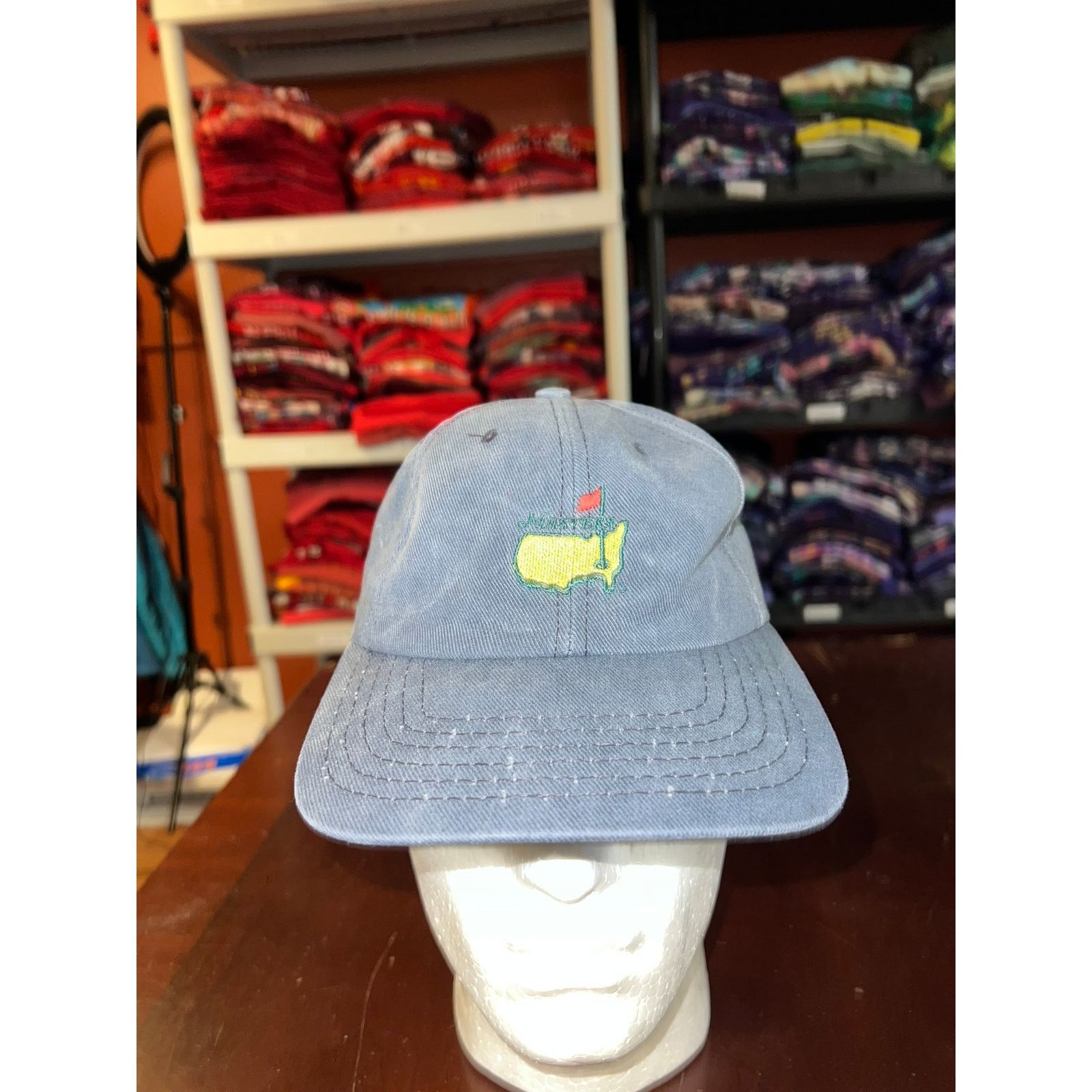 Vintage Vintage Masters Hat Golf Golfing American Needle Blue Cap Size ONE SIZE - 1 Thumbnail