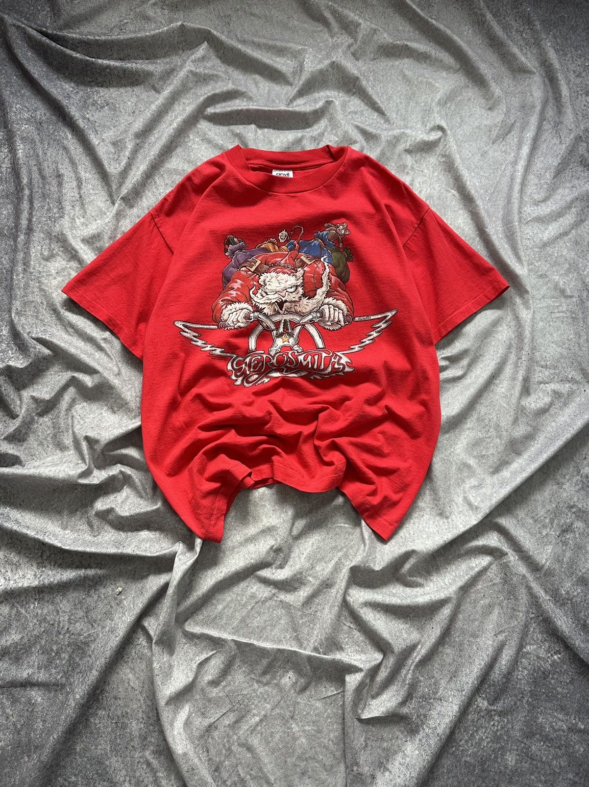 Band Tees Aerosmith Get A Grip Santa Shirt Tee 1994 Size US L / EU 52-54 / 3 - 1 Thumbnail