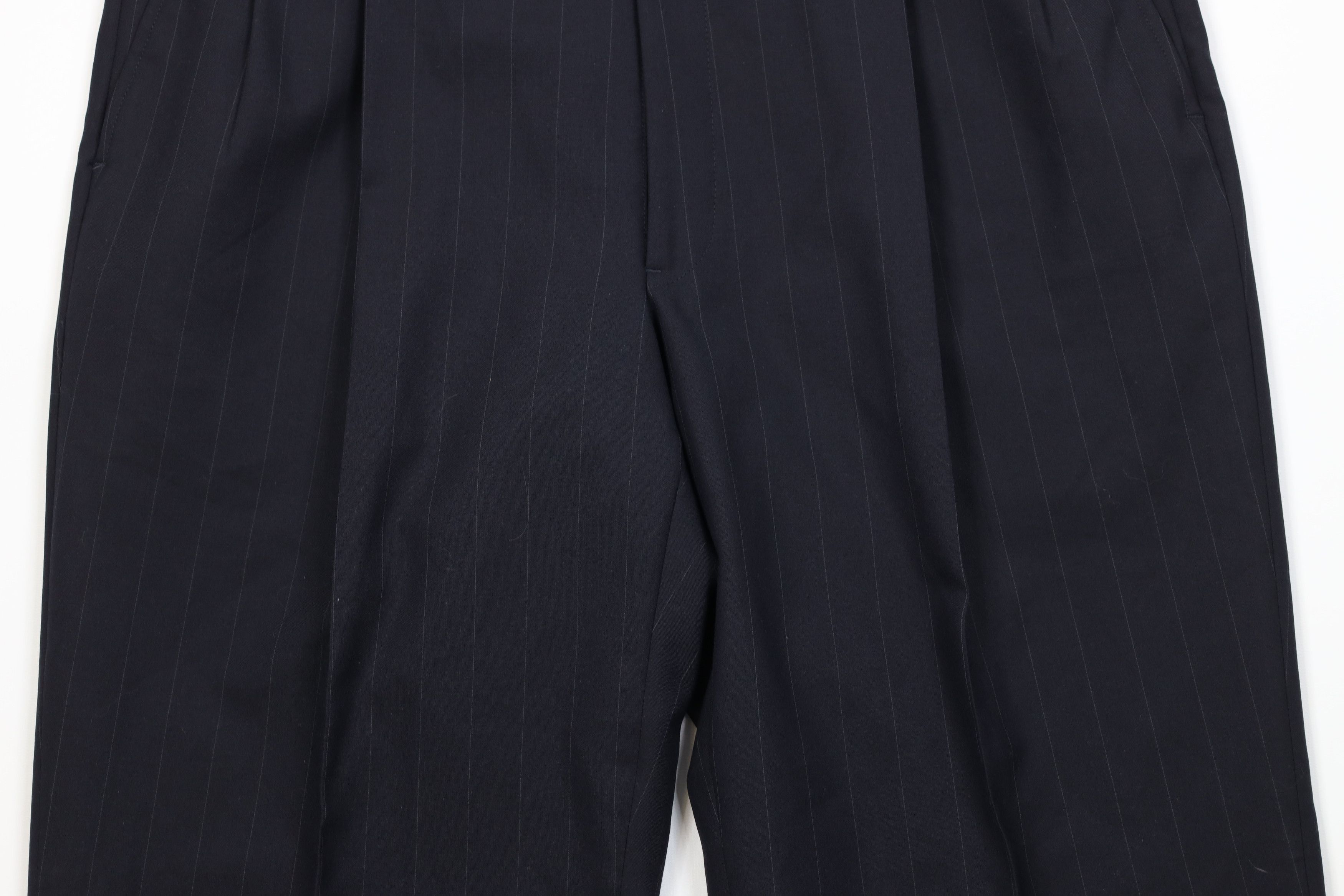Vintage 90s Streetwear 2 Piece Super 100s Wool Striped Suit