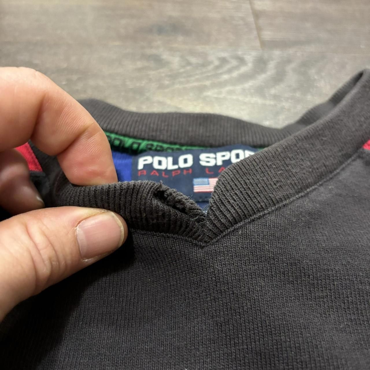 Designer vintage Ralph Lauren polo sport long sleeve shirt 90s Size US S / EU 44-46 / 1 - 6 Thumbnail