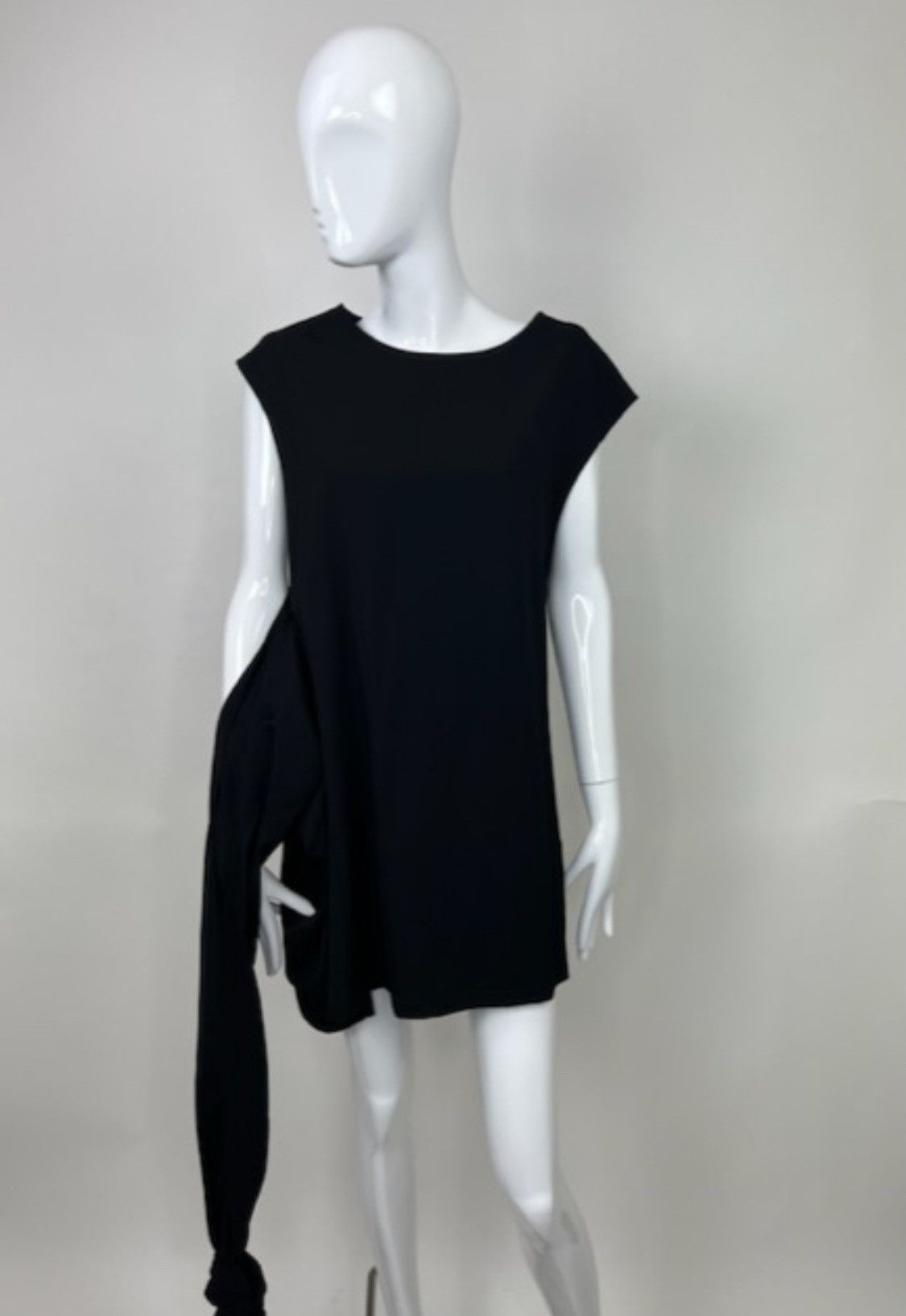 Limi Feu Asymmetric Draped Wool Dress