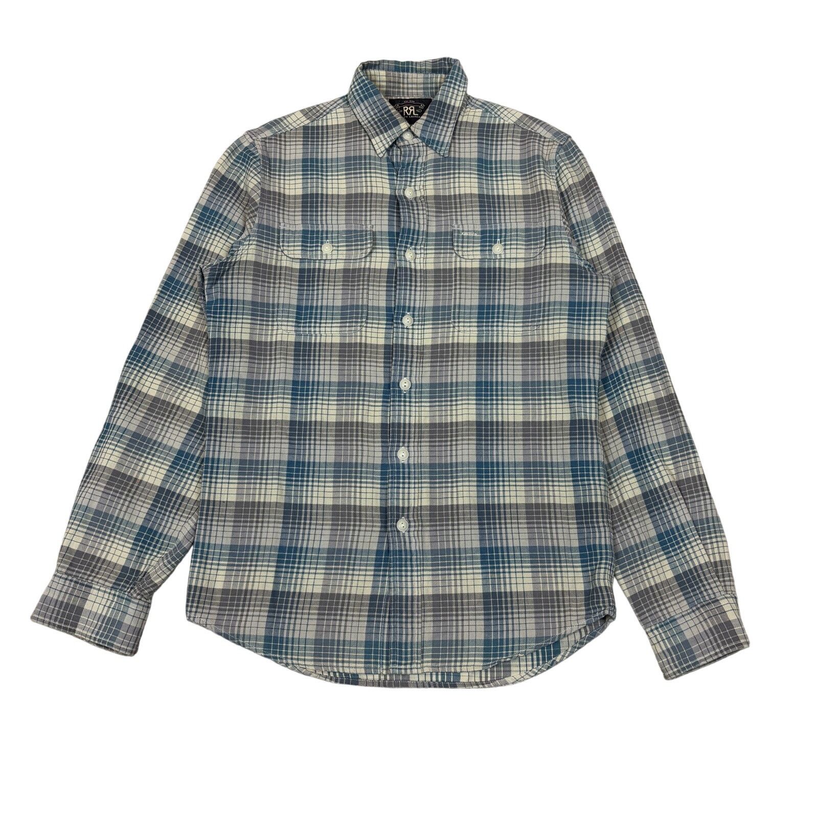 RRL Ralph Lauren RRL Double RL Ralph Lauren Plaid Flannel Shirt Men S Western Size US S / EU 44-46 / 1 - 1 Thumbnail