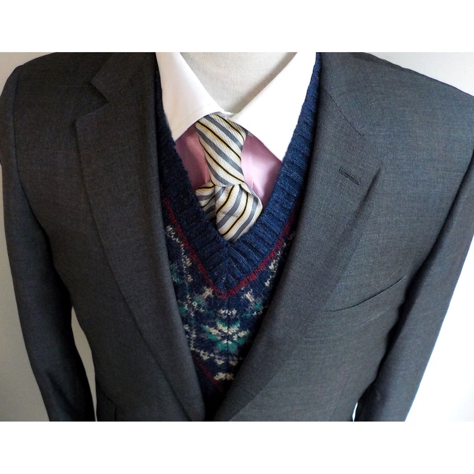 Suitsupply SUITSUPPLY Gray Wool 2 Button Blazer 42R Functioning Surgeons Cuffs Mens Size 42R - 2 Thumbnail