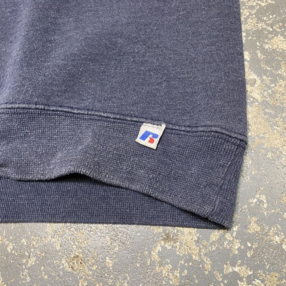 Russell Athletic × Vintage Vintage Russell Athletic Grey/Navy Blank Boxy Crewneck Hoodi Size US XL / EU 56 / 4 - 5 Thumbnail