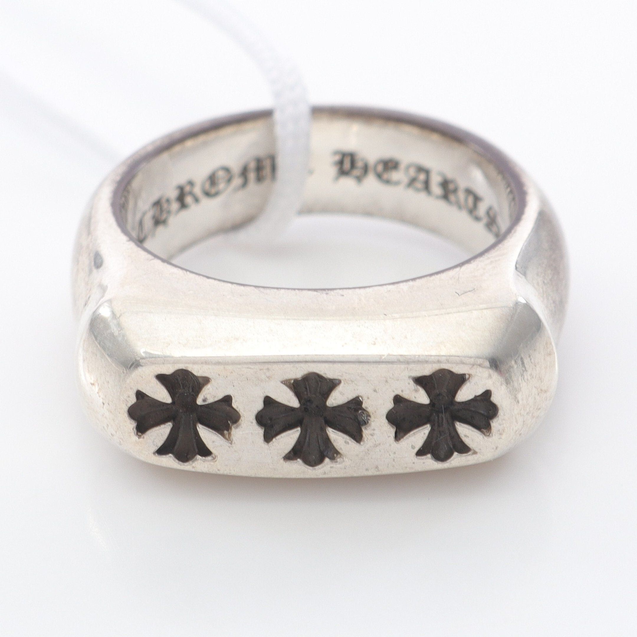 Chrome Hearts Silichrome Heart Ring Red - Small | Grailed