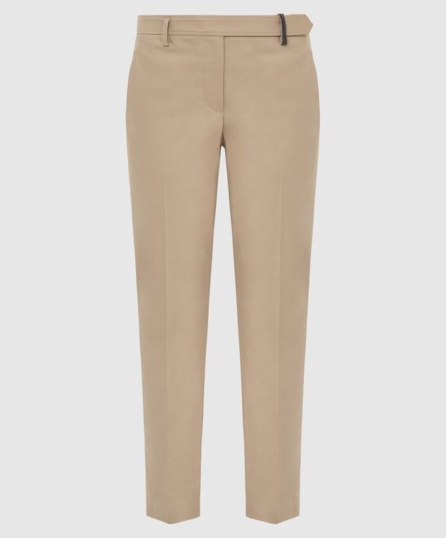 Brunello Cucinelli 🇮🇹 Brunello Cucinelli Classic Slim-Fit Women’s Pants Rare Size 28" / US 6 / IT 42 - 2 Thumbnail