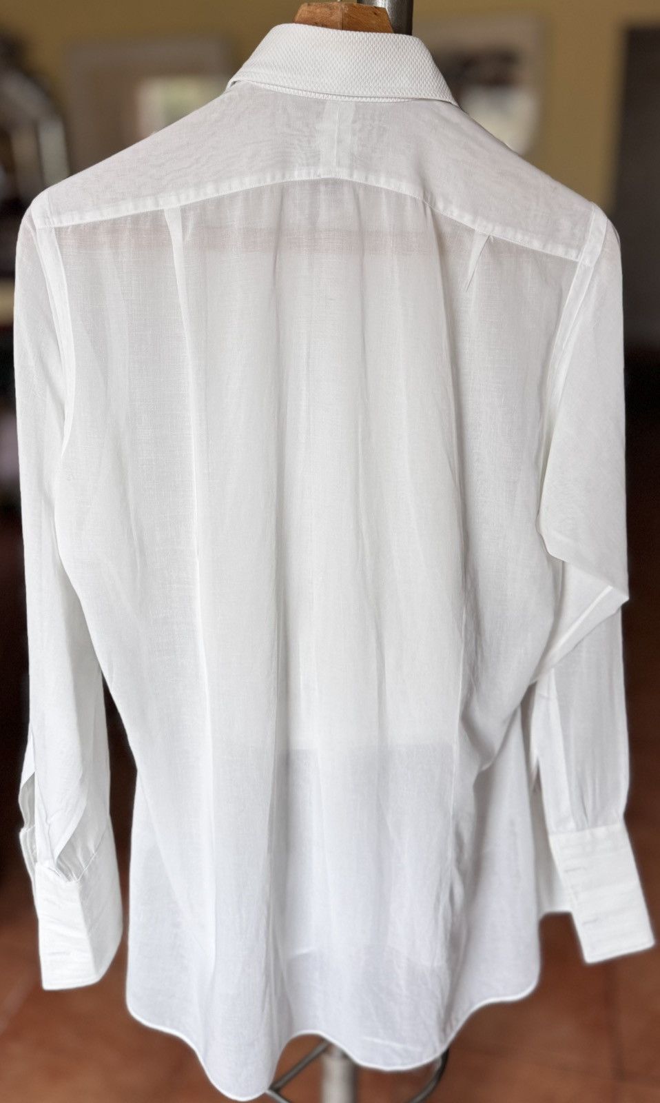 Turnbull & Asser Bespoke Turnbull & Asser Vintage Formal Voile Tuxedo Shirt Size US M / EU 48-50 / 2 - 6 Thumbnail