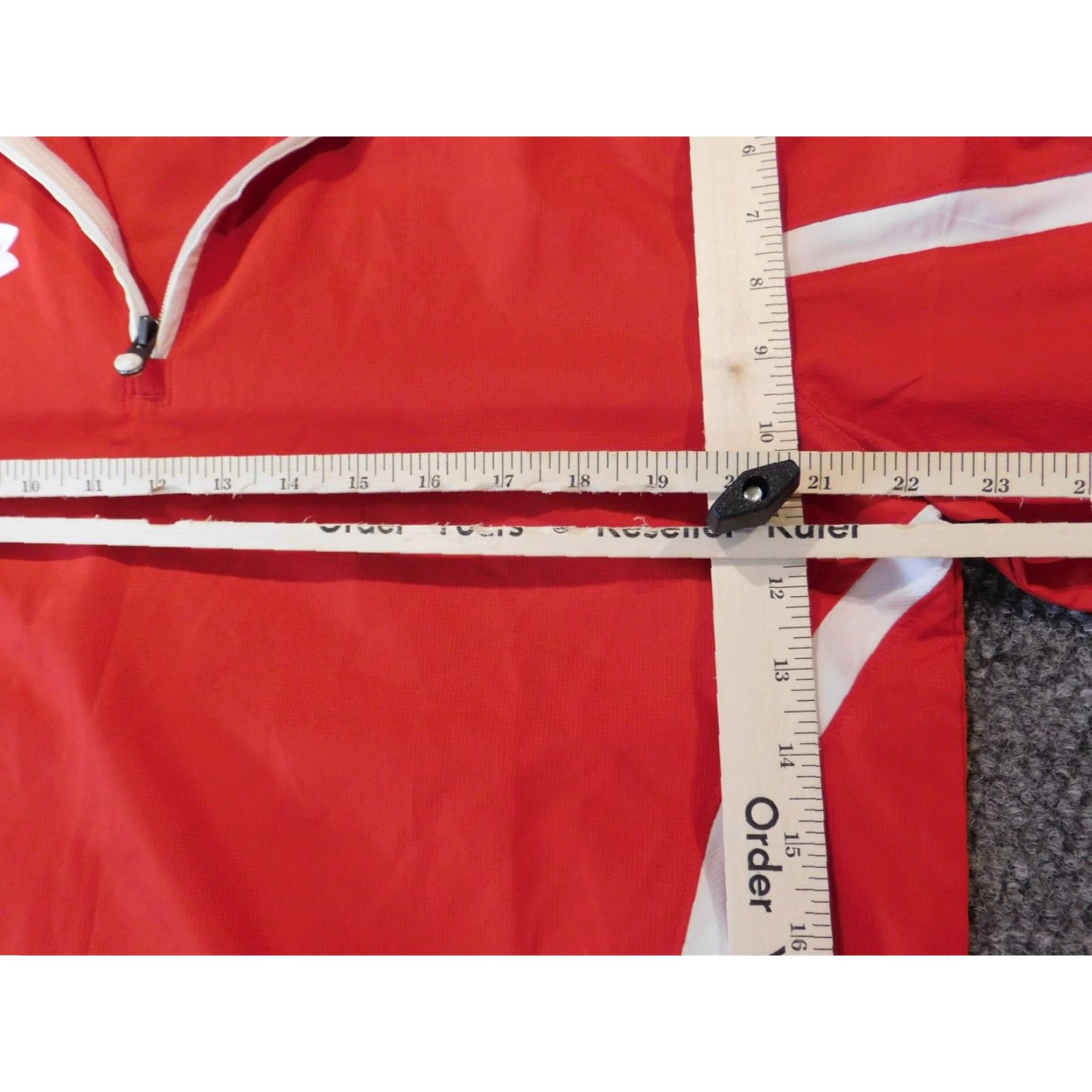 Under Armour Under Armour Sweater Pullover Mock Neck Long Sleeve Red M Regular Mens Colorful Knit Stitch Size US M / EU 48-50 / 2 - 4 Thumbnail