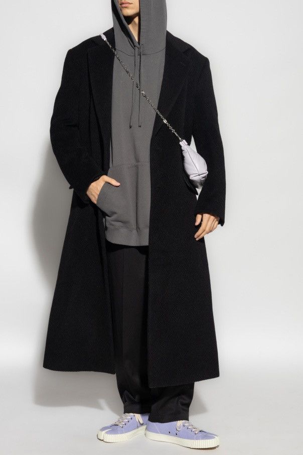 Maison Margiela !DS! SS23 Maison Margiela Logo Gray Oversized Hoodie Size US XL / EU 56 / 4 - 1 Thumbnail