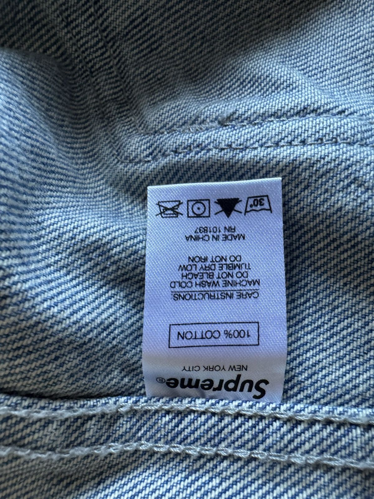 Supreme Supreme Gonz Map Denim Work Jacket Size US M / EU 48-50 / 2 - 9 Thumbnail