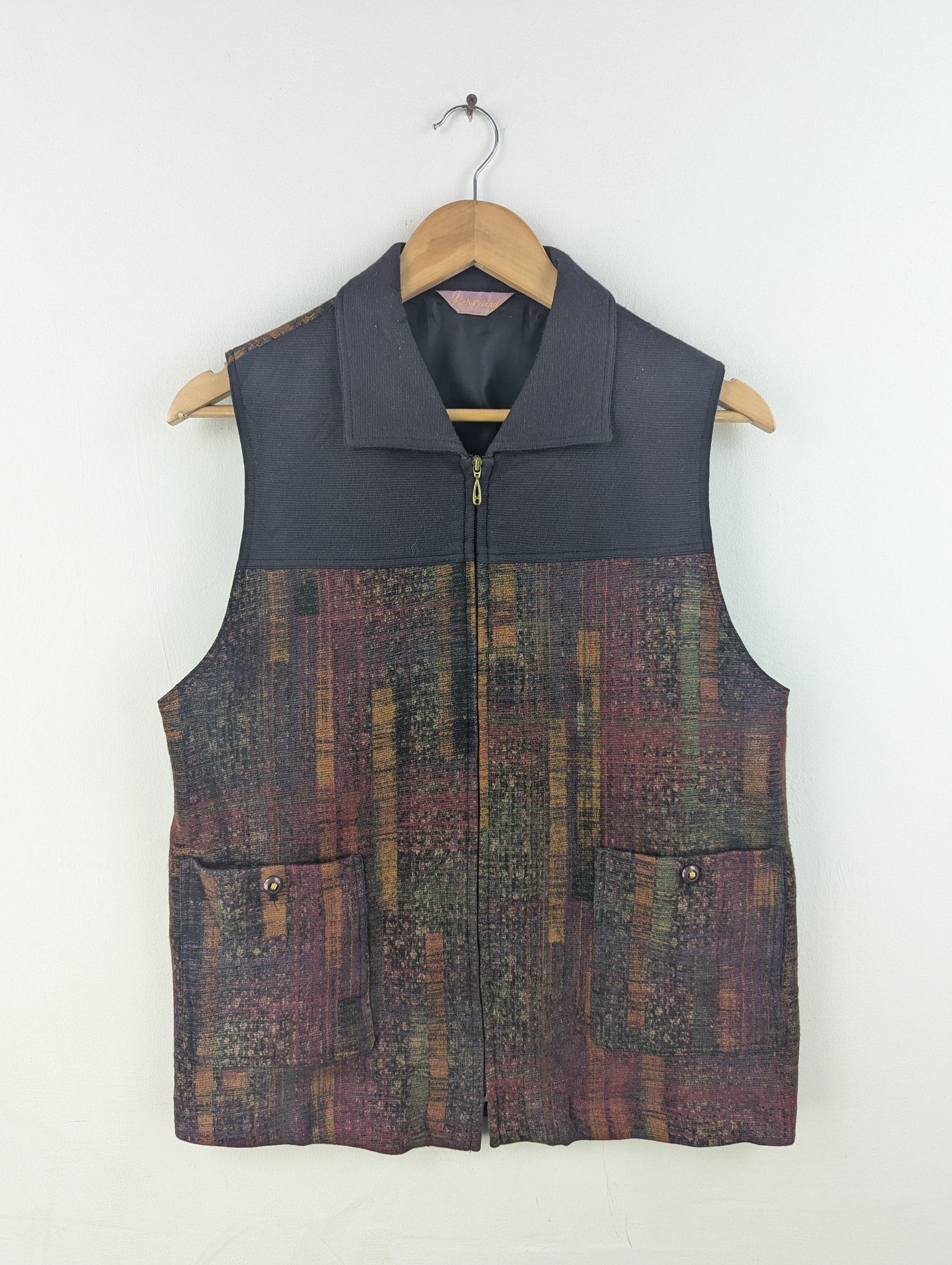 Japanese Brand × Vintage Vintage Women Vest by Party Friend Size M / US 6-8 / IT 42-44 - 1 Thumbnail