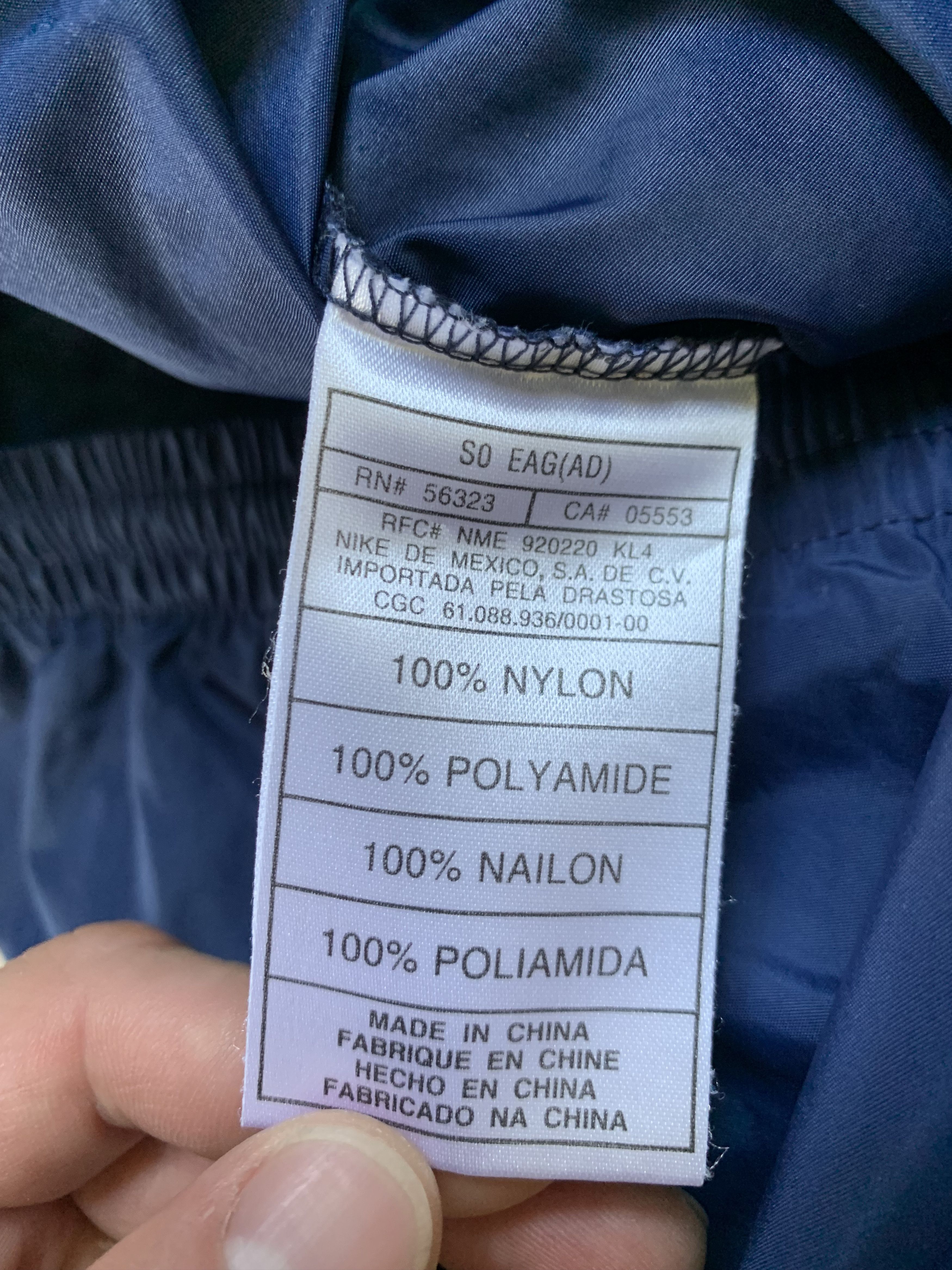 Nike Nike Vintage Nylon Blue Sweatpants Size US 29 - 7 Thumbnail