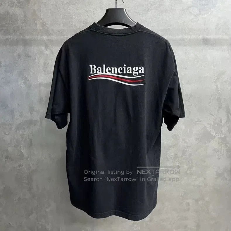 Balenciaga Balenciaga Black Coke Embroidered T-shirt. Size US S / EU 44-46 / 1 - 2 Thumbnail
