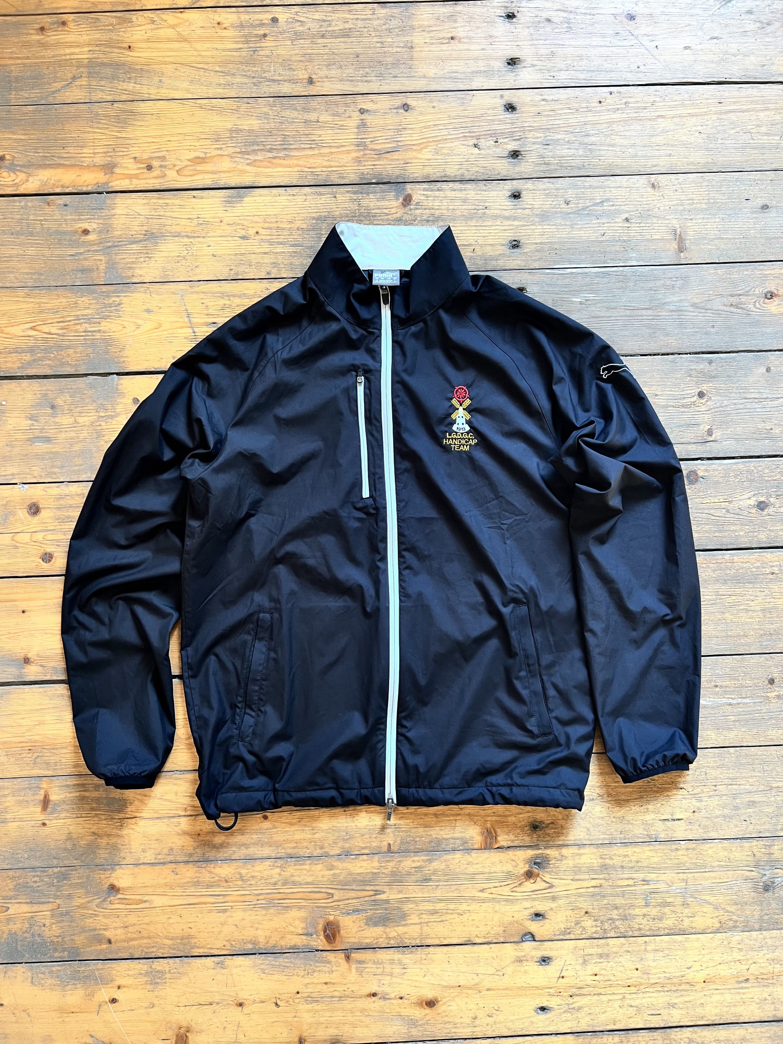 Golf Wang Puma Golf Cell Athletic Nylon Poly Vinyl Zip Sport Jacket Size US L / EU 52-54 / 3 - 3 Thumbnail
