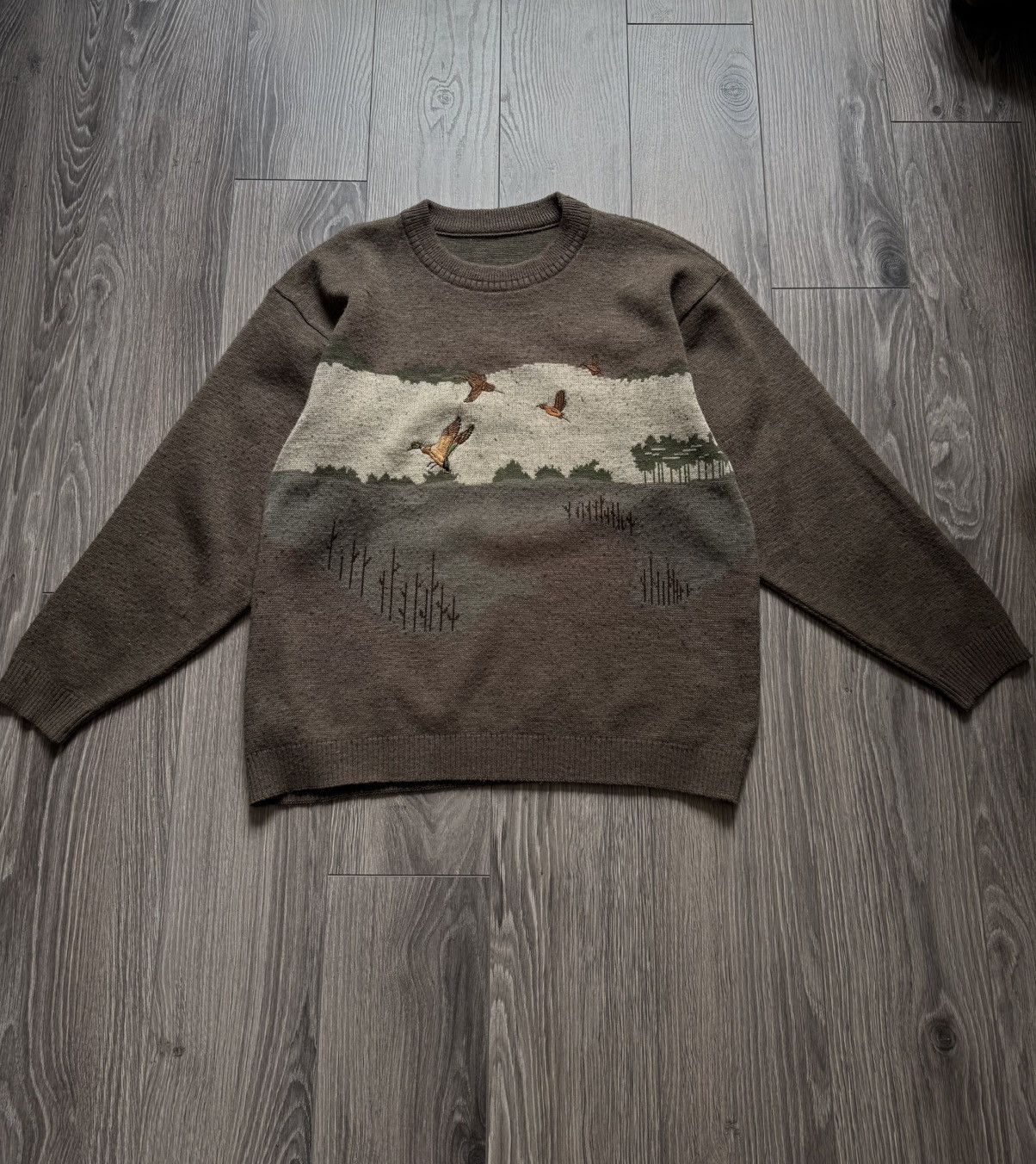 Vintage Vintage Hunting Duck Wool Boxy Sweater M Sopranos Size US M / EU 48-50 / 2 - 1 Thumbnail