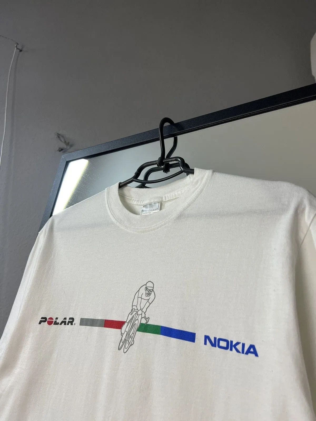 Microsoft × Vintage Vintage 90s Nokia Promo White Tee (Apple Sony Samsung) Size US S / EU 44-46 / 1 - 2 Thumbnail