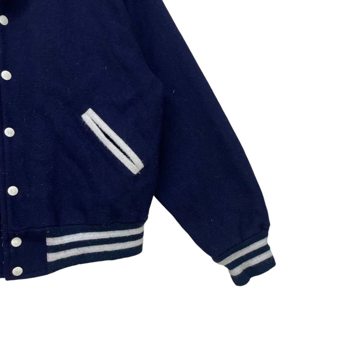 Vintage 💥Vintage Maple Athletic Sportwear Blank Varsity Jacket Size US S / EU 44-46 / 1 - 6 Thumbnail