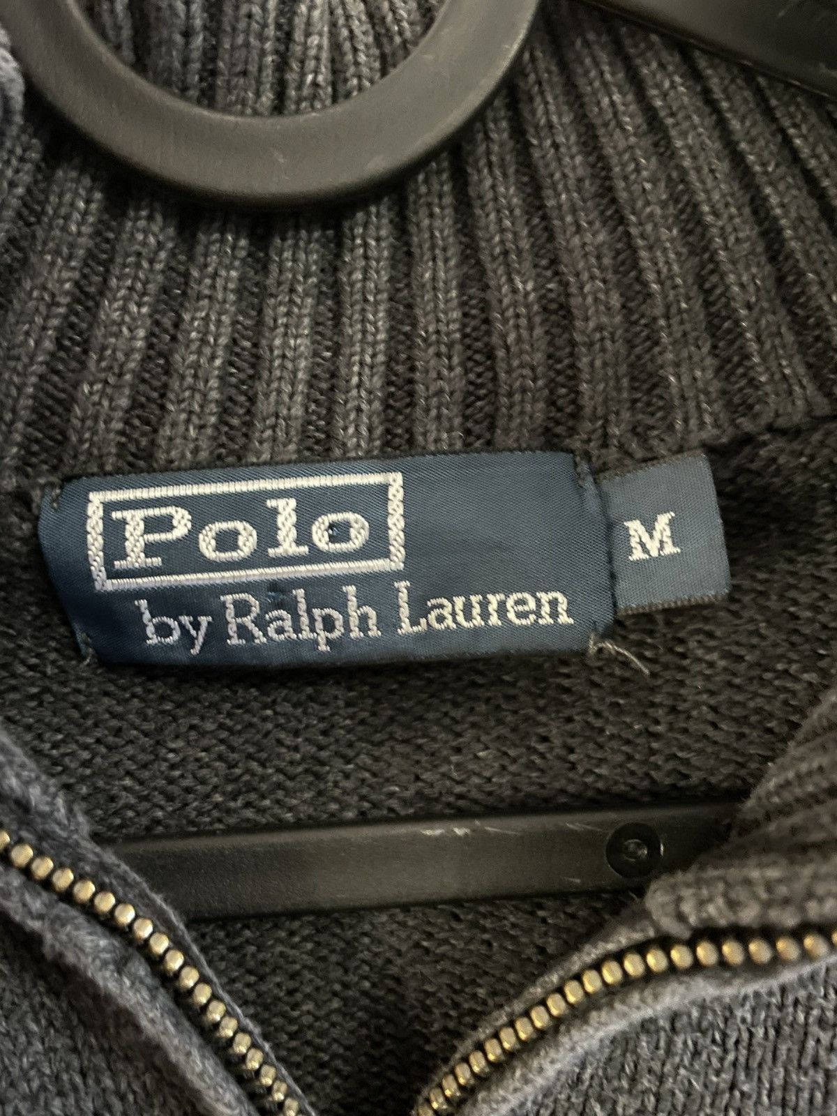 Ralph Lauren Vintage Polo Ralph Lauren 1/4 Zip Sweater Mens Black Size US M / EU 48-50 / 2 - 4 Thumbnail