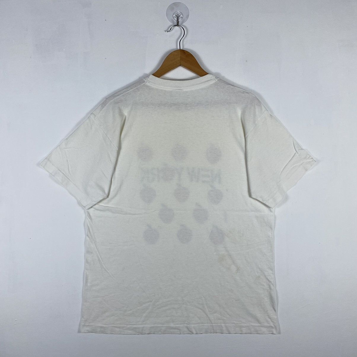 Vintage Vintage 90's NEW YORK APPLES Sunset Designs Graphic Tee Size US L / EU 52-54 / 3 - 10 Thumbnail
