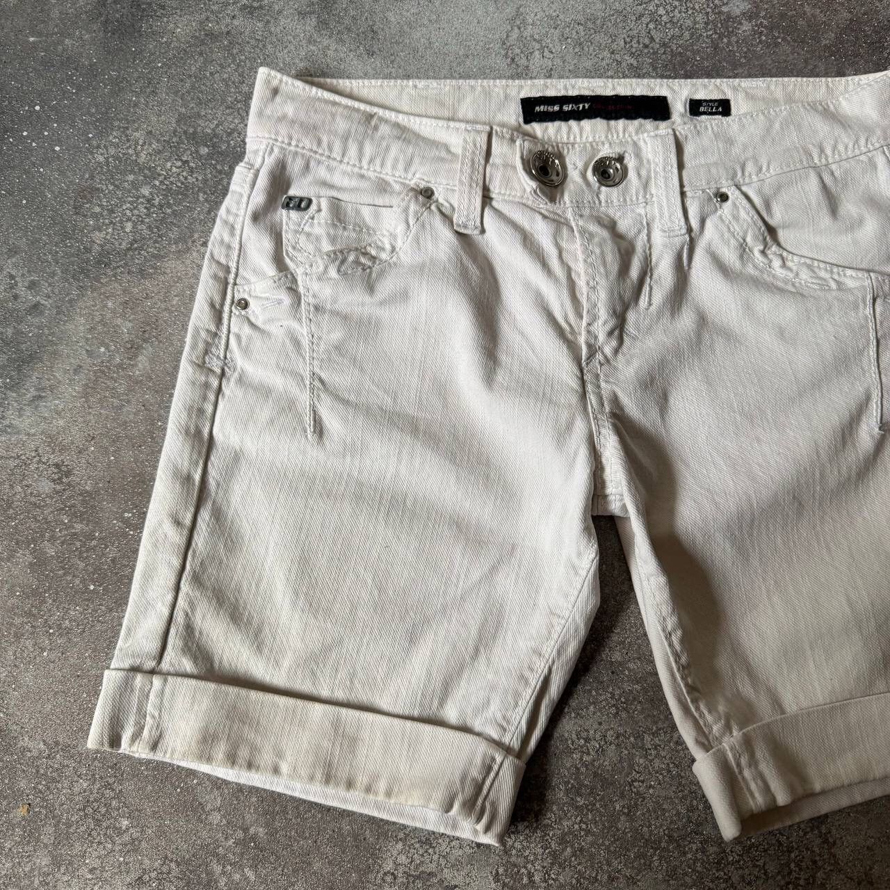 Japanese Brand × Miss Sixty × Vintage Miss Sixty Y2K Vintage Woman’s Shorts Size 26" / US 2 / IT 38 - 3 Thumbnail