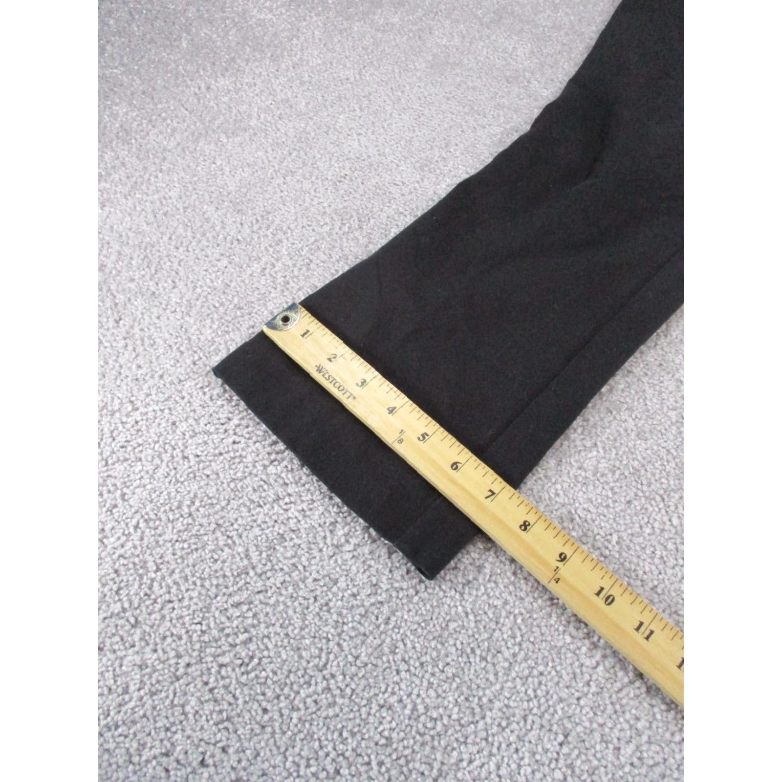 Anthropologie VINTAGE Maeve Anthropologie Dress Pants Womens 4 Black Straight Leg Adult Regular Knit Flat Front Solid 90s Mens Womens? Size 27" / US 4 / IT 40 - 5 Thumbnail