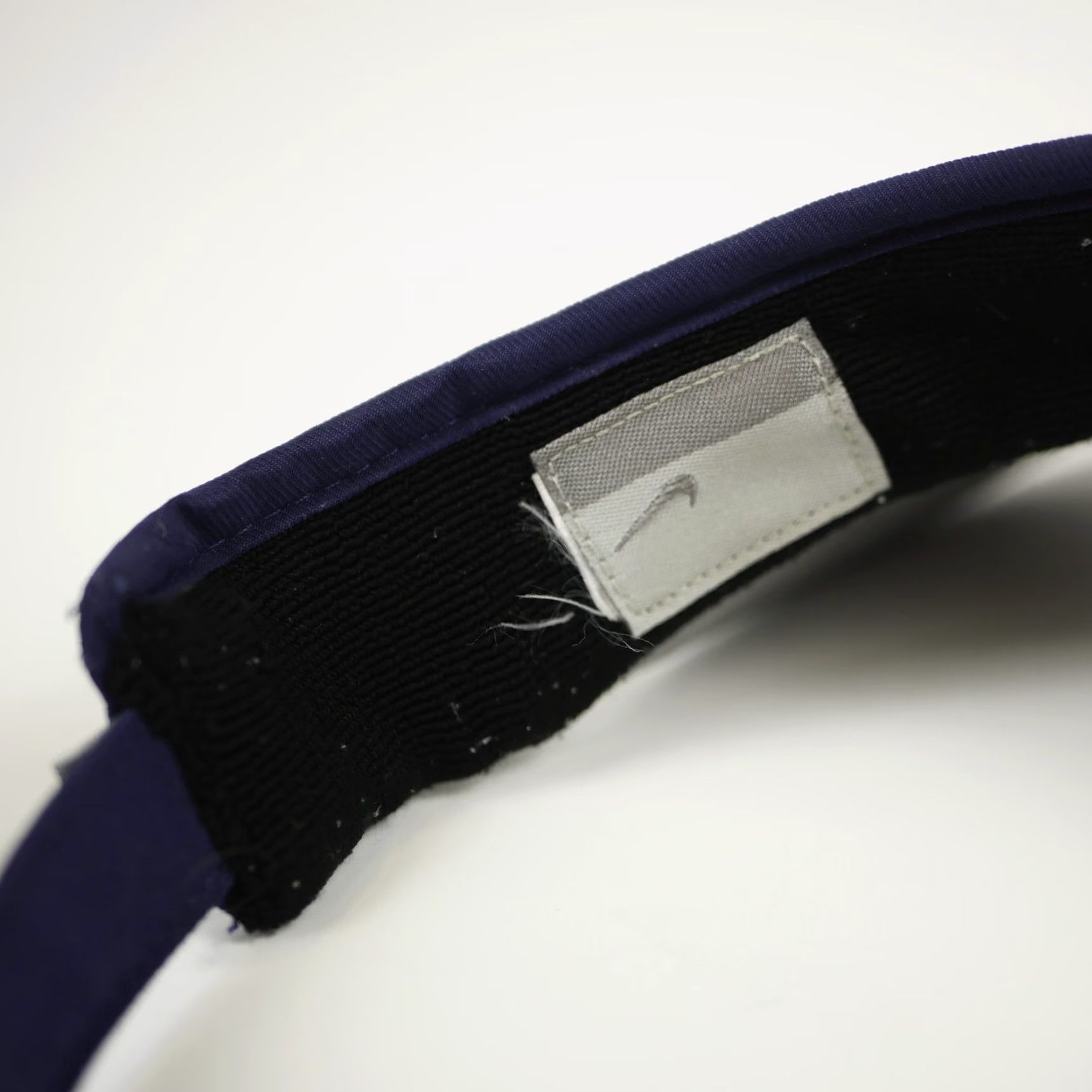 Nike Nike Hat Cap Visor Strap Back Purple Mens Swoosh Embroidered Adjustable One Size Casual Sports Sun Visor Size ONE SIZE - 4 Thumbnail