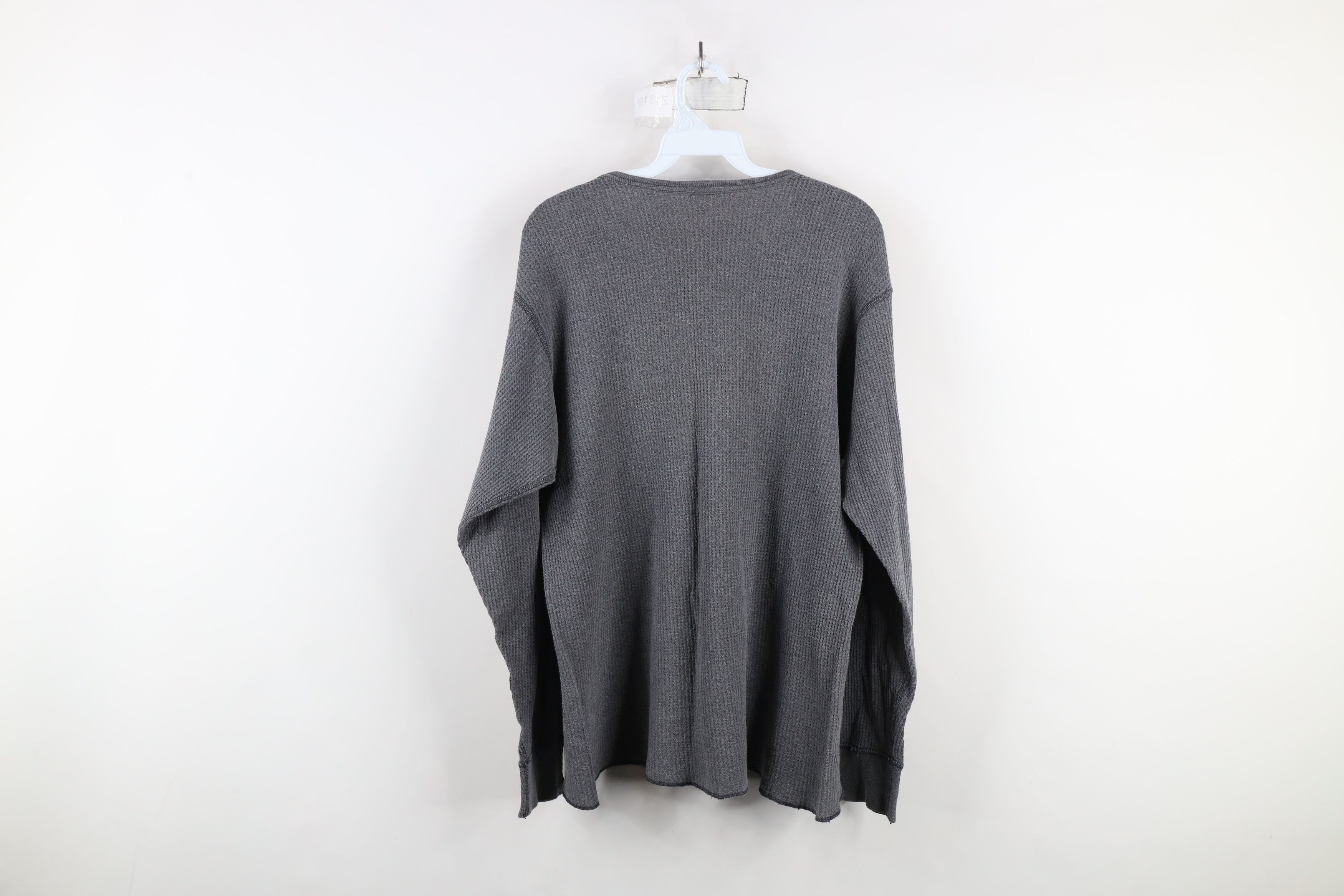 Vintage Vintage 90s Streetwear Waffle Knit Long Sleeve T-Shirt USA Size US XL / EU 56 / 4 - 10 Thumbnail