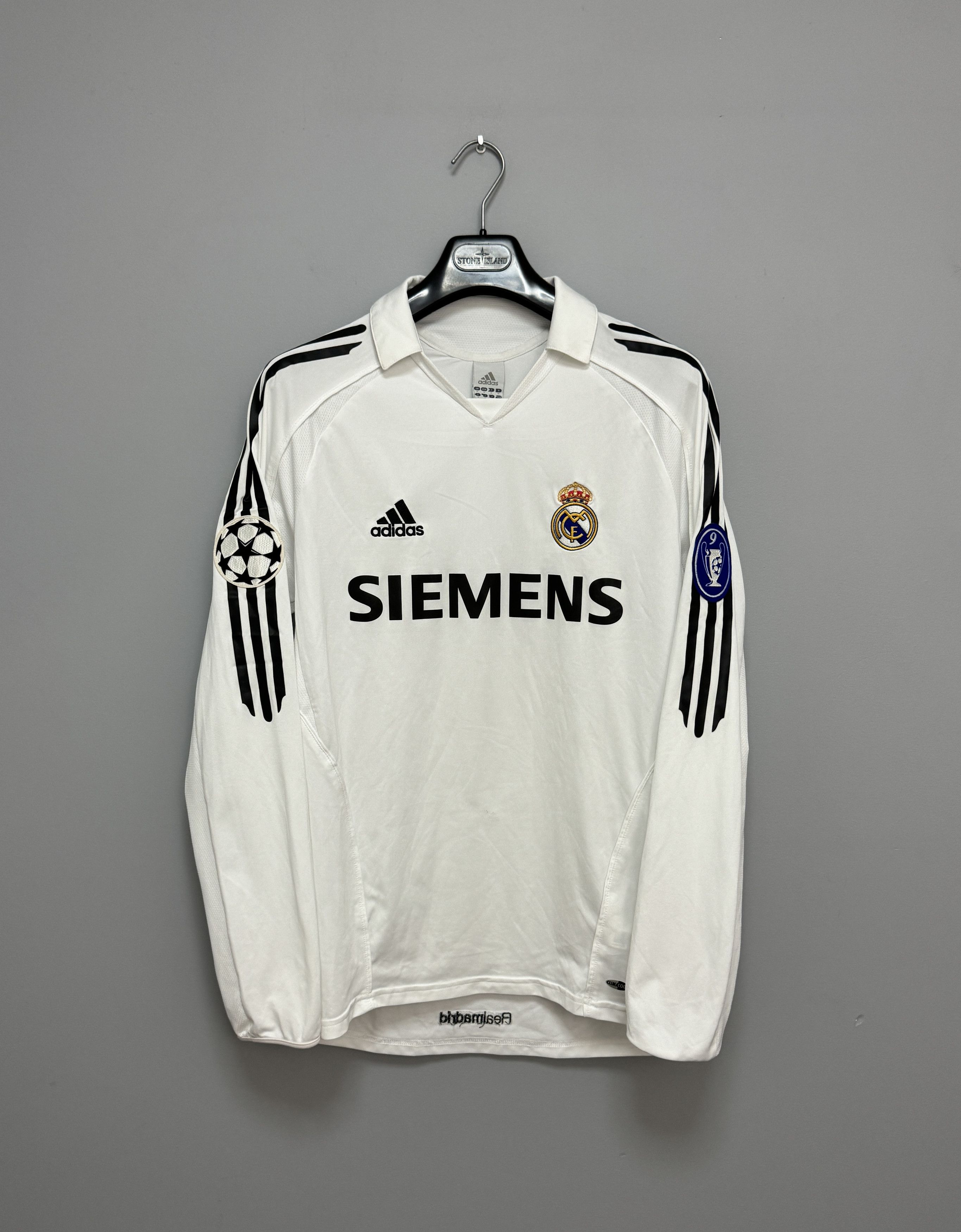 Adidas Real Madrid 2005 2006 Raul #7 Home Football Jersey Long M Size US M / EU 48-50 / 2 - 1 Thumbnail