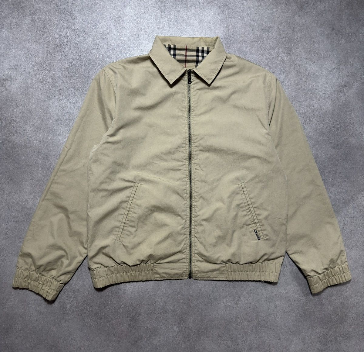 Burberry Mens Vintage Monogram Jacket Burberry London 90s Size US M / EU 48-50 / 2 - 5 Thumbnail
