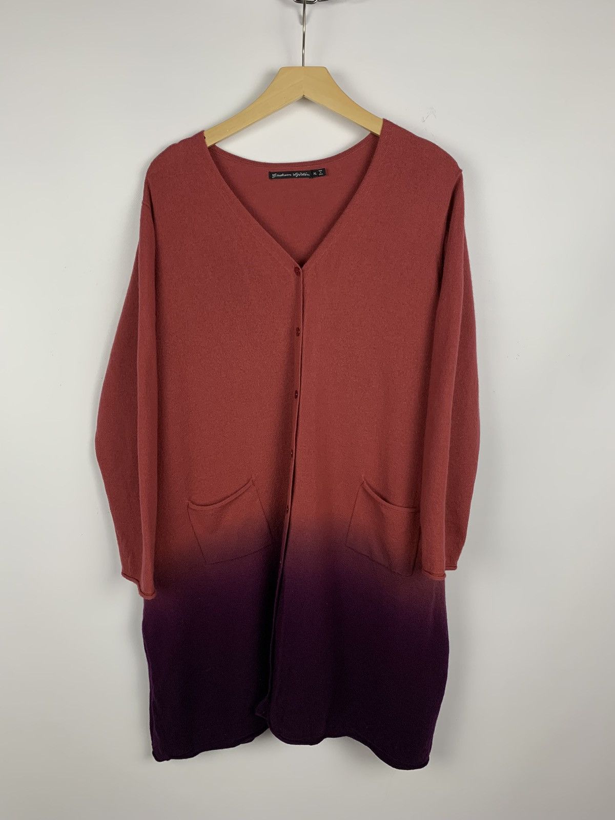 Gudrun Sjoden Gudrun Sjoden Wool Long Cardigan Button Up Size XL Colorful Size XL / US 12-14 / IT 48-50 - 11 Thumbnail