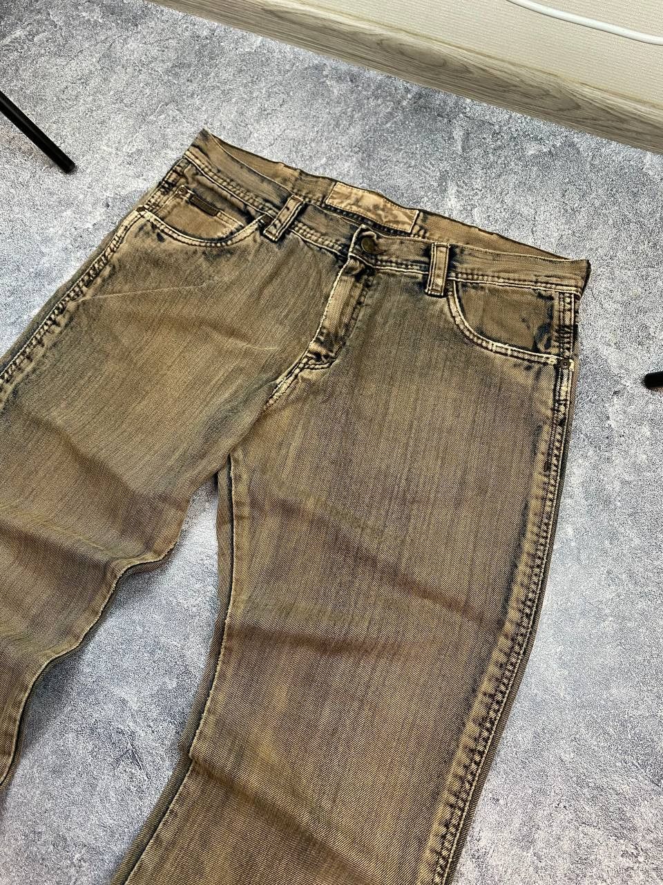 Wrangler Wrangler Jeans Dirty Pants faded crazy thrash y2k distressed Size US 36 / EU 52 - 5 Thumbnail