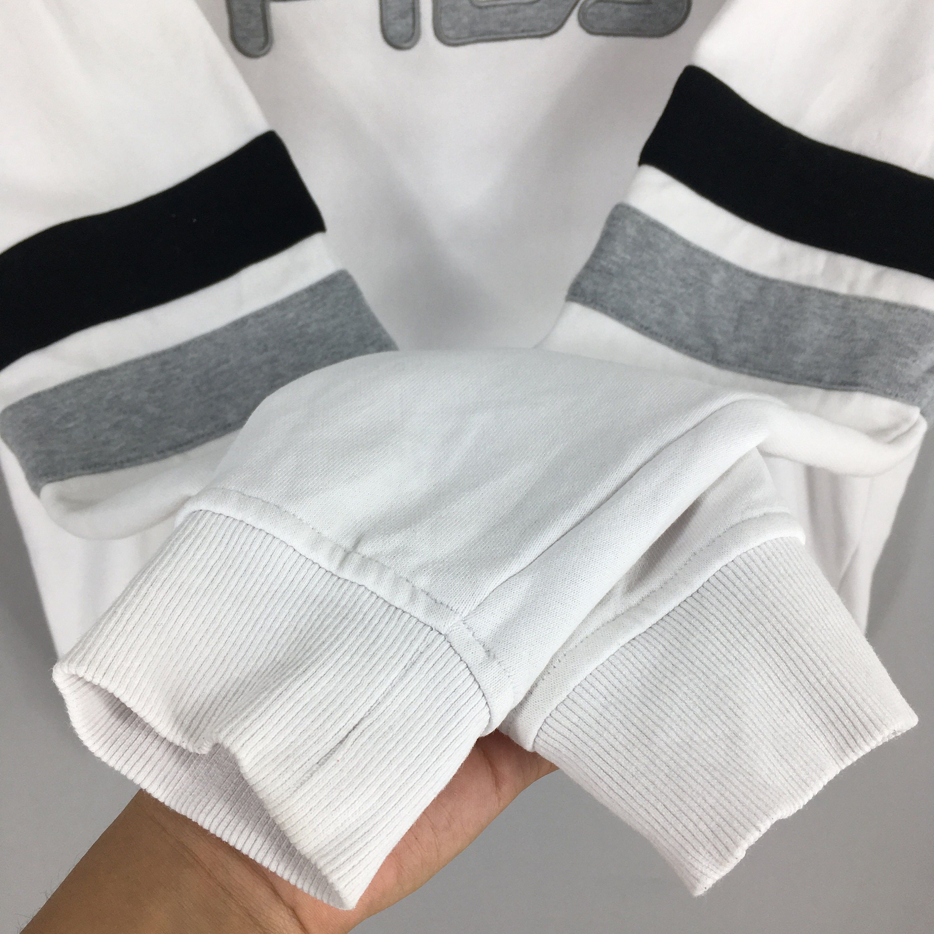 Fila × Vintage Vintage Fila Italia White Sweatshirt Medium Size US M / EU 48-50 / 2 - 5 Thumbnail