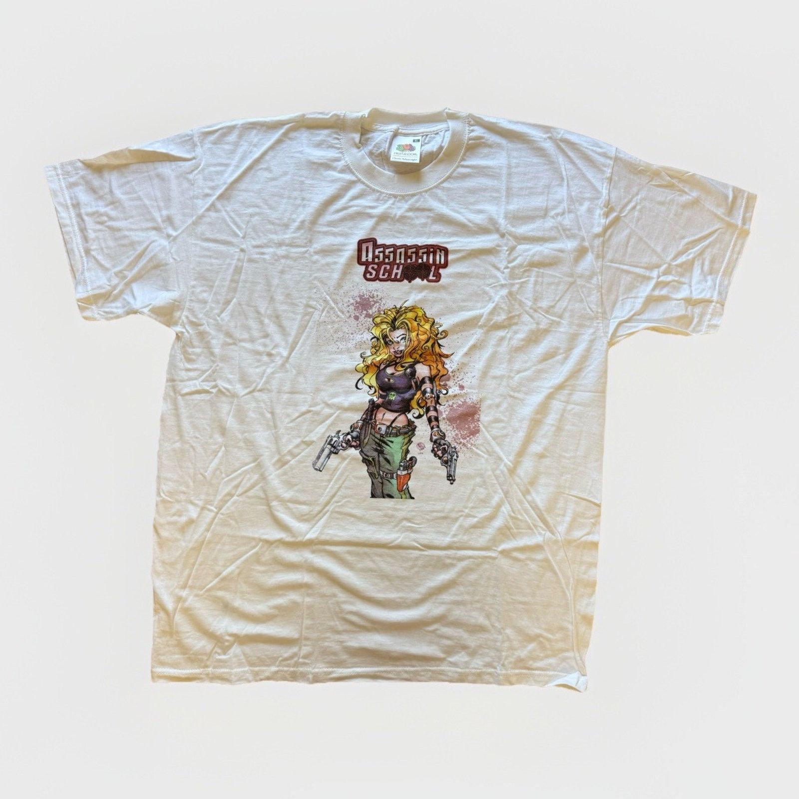 Fruit Of The Loom 2003 Assassin School Shirt XL Fruit of the Loom Comic Babe Size US XL / EU 56 / 4 - 1 Thumbnail