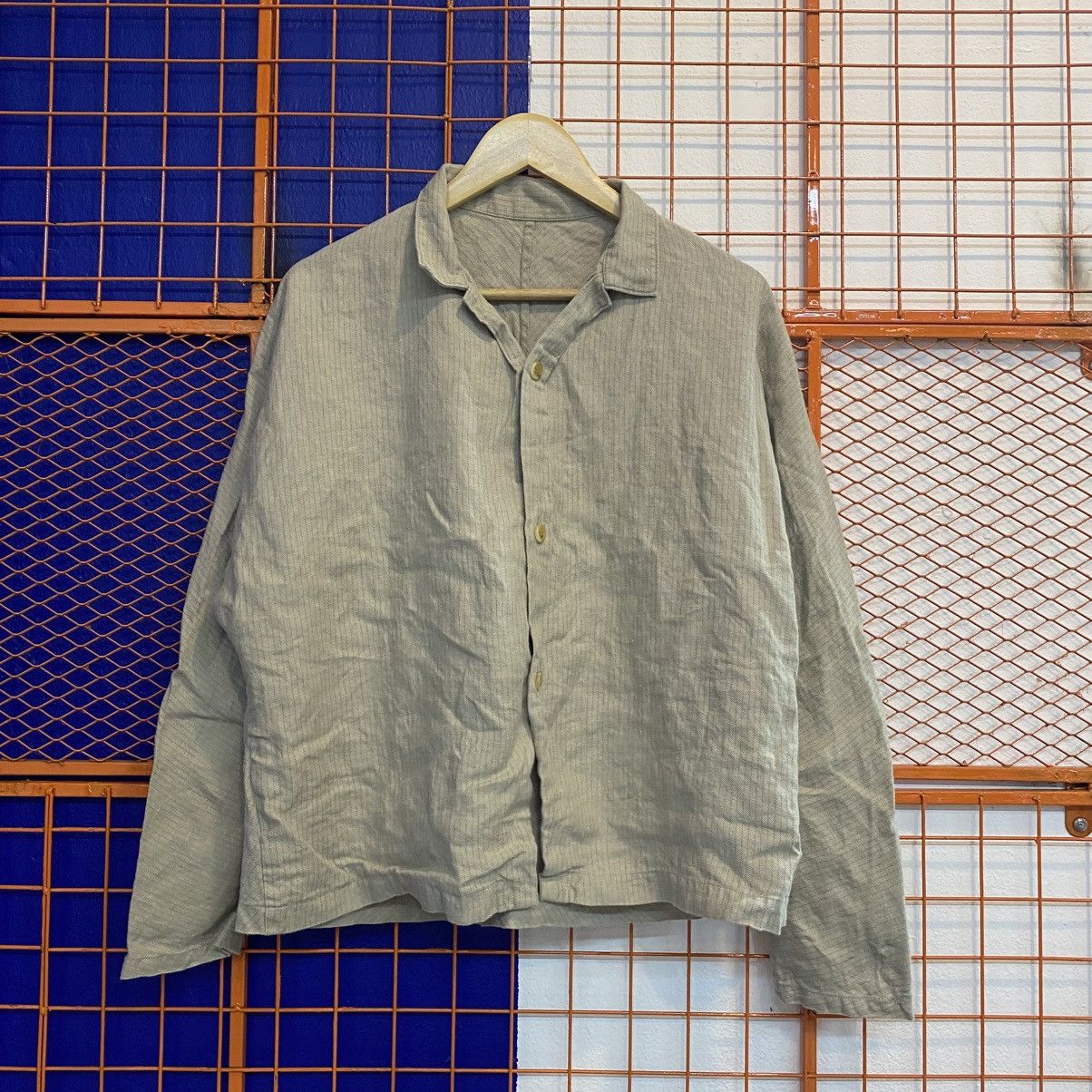 Yohji Yamamoto Vintage Yohji Yamamoto Shirt Japanese Brand Designer Style Size US M / EU 48-50 / 2 - 1 Thumbnail