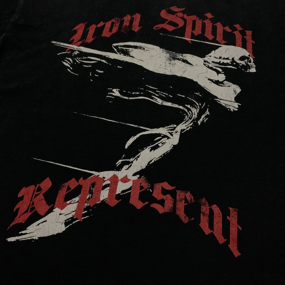 Represent Clo. Represent Small Iron Spirit Vintage Black Tee Size US S / EU 44-46 / 1 - 3 Thumbnail