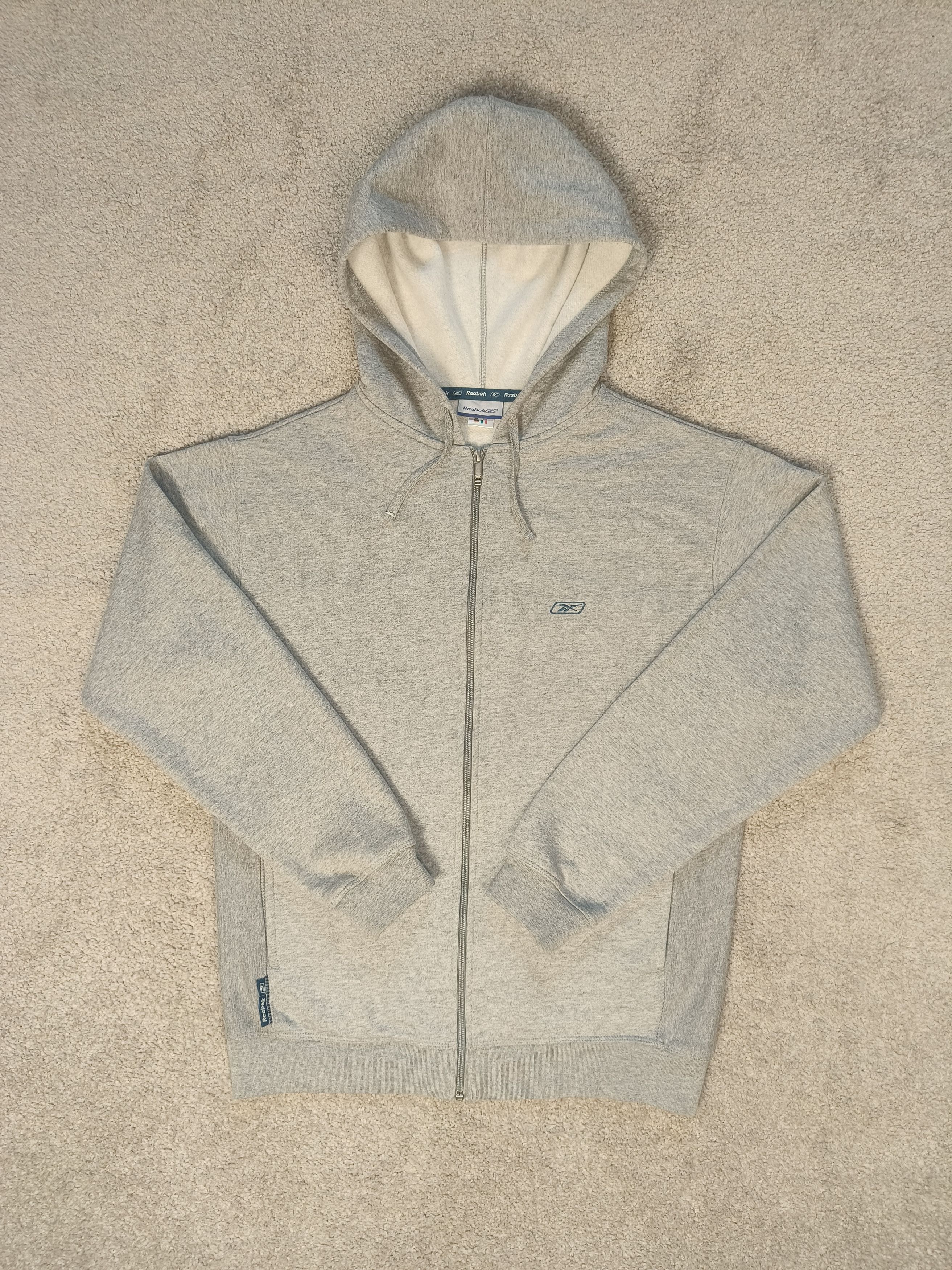 Reebok Reebok Classic Long Sleeved Full Zip Up Fleece Lined Hoodie Size US M / EU 48-50 / 2 - 1 Thumbnail