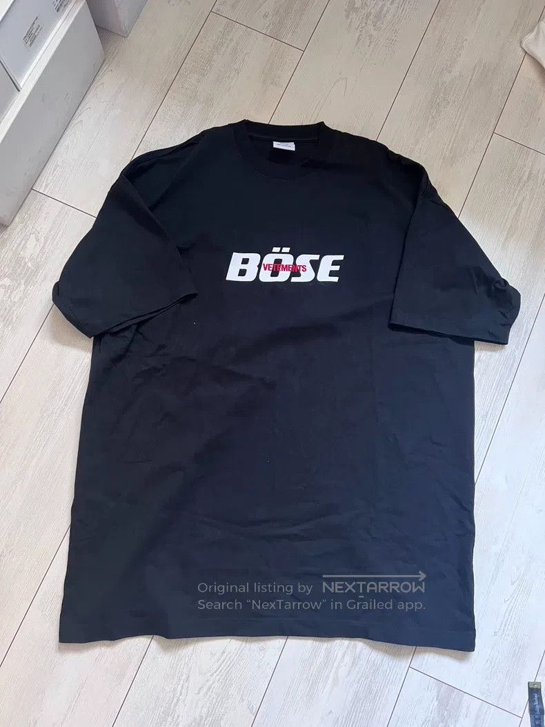 Vetements T-shirt black