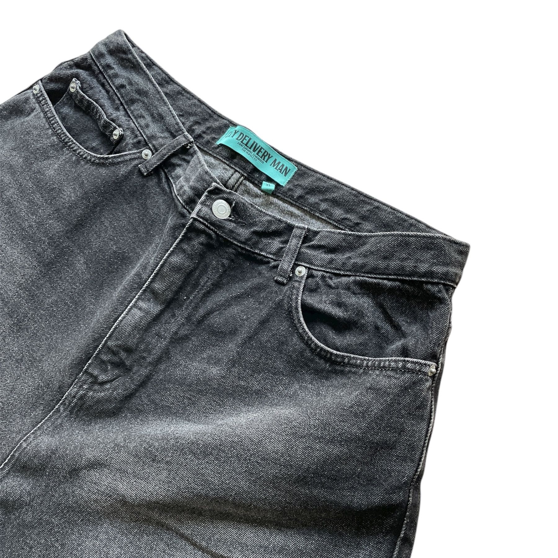 Japanese Brand Baggy skater hiphop washed denim jean shorts Size US 34 / EU 50 - 6 Thumbnail