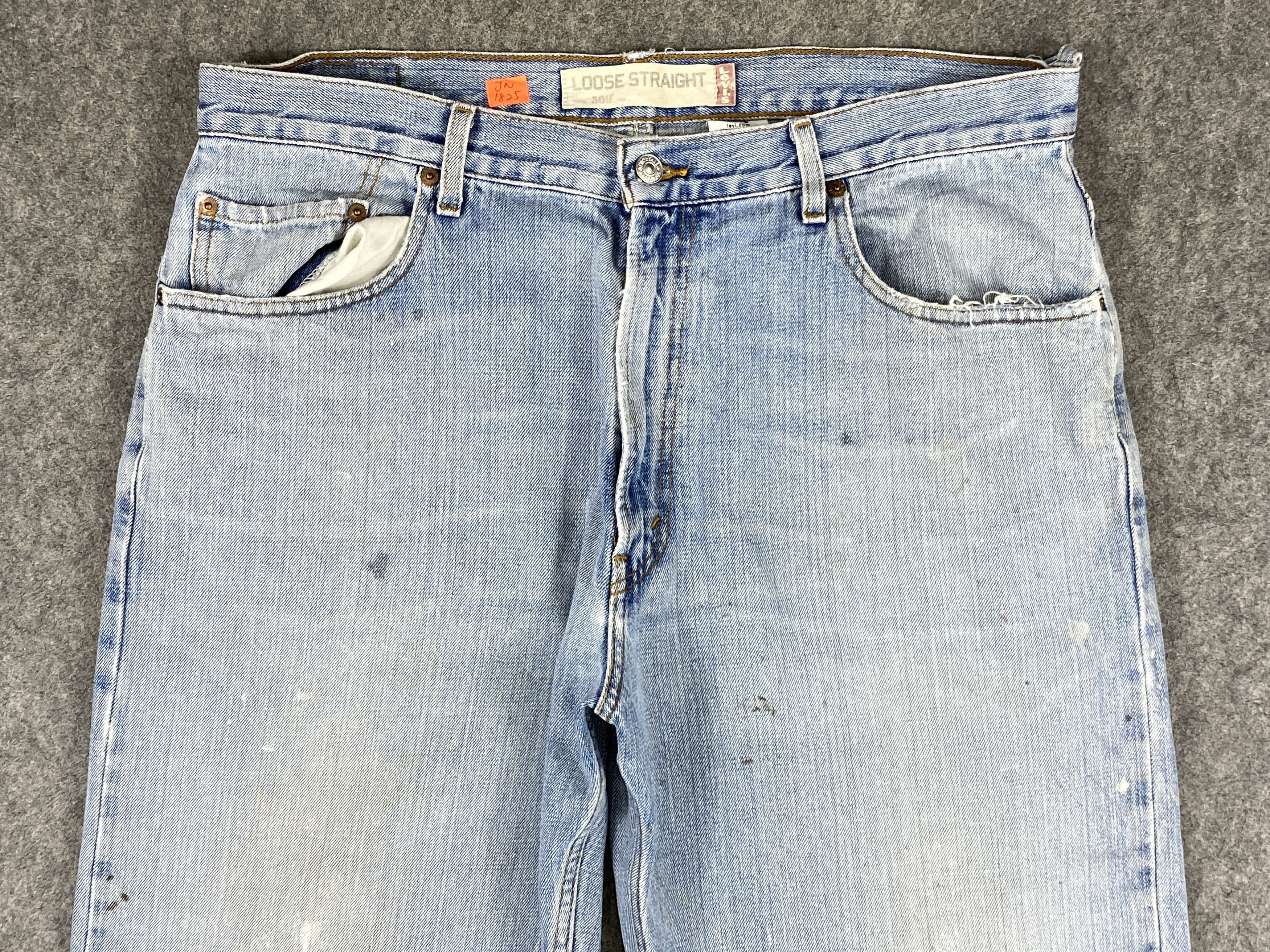 Vintage Light Blue Wash Vintage Levi's 569 38x35.5 Denim -JN1825 Size US 38 / EU 54 - 3 Thumbnail