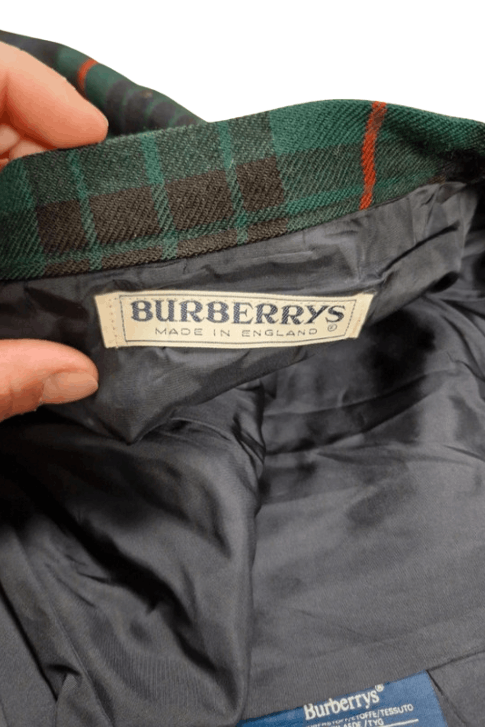 Burberry 80s Vintage Burberry Checked Pattern Skirt Made In England Size 36" / US 14 / IT 50 - 2 Thumbnail