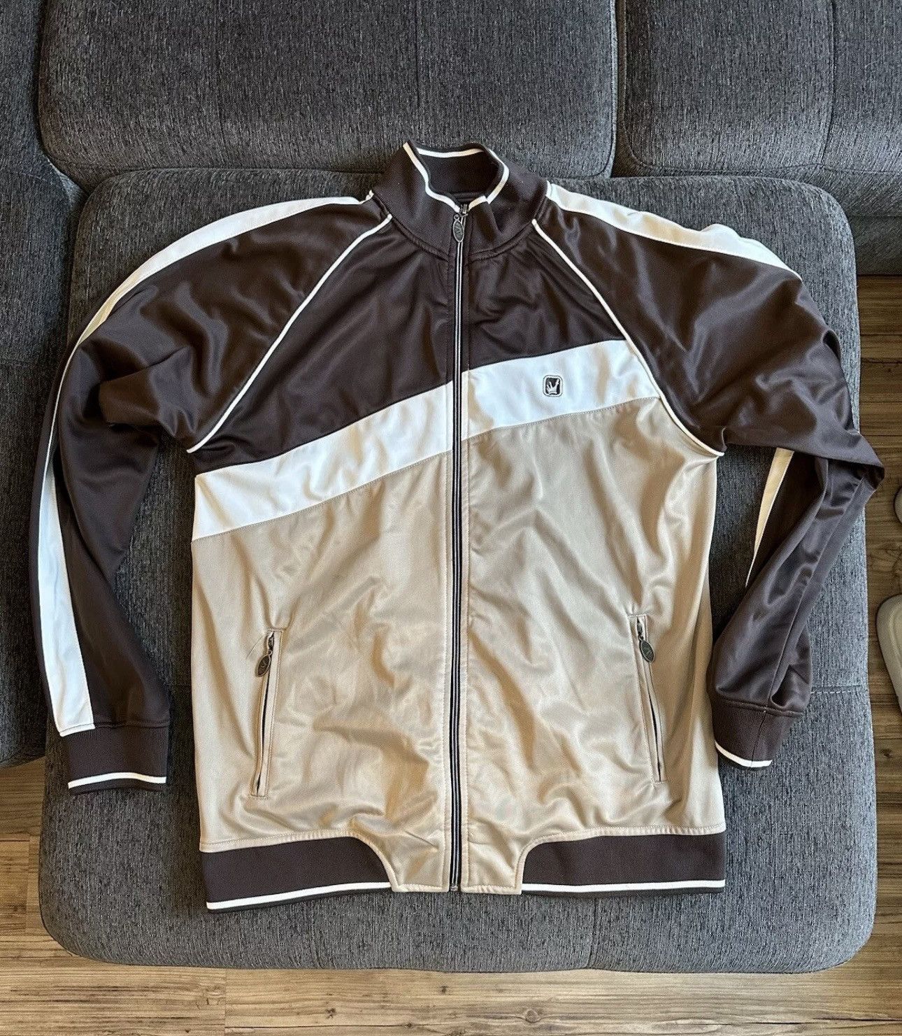 Vintage VINTAGE Athletic MICROS ZIP JACKET SIZE:Large Size US L / EU 52-54 / 3 - 1 Thumbnail