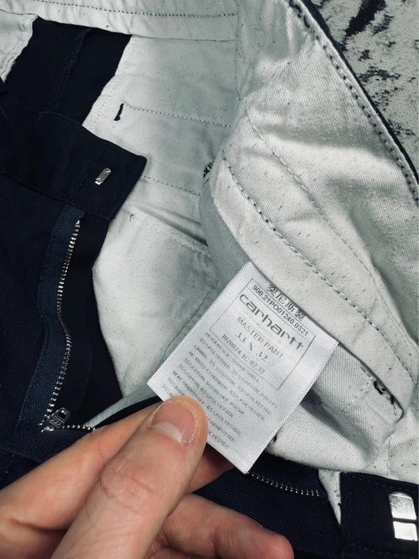 Carhartt Carhartt Master Pant 33 32 Navy Logo Size US 33 - 5 Thumbnail