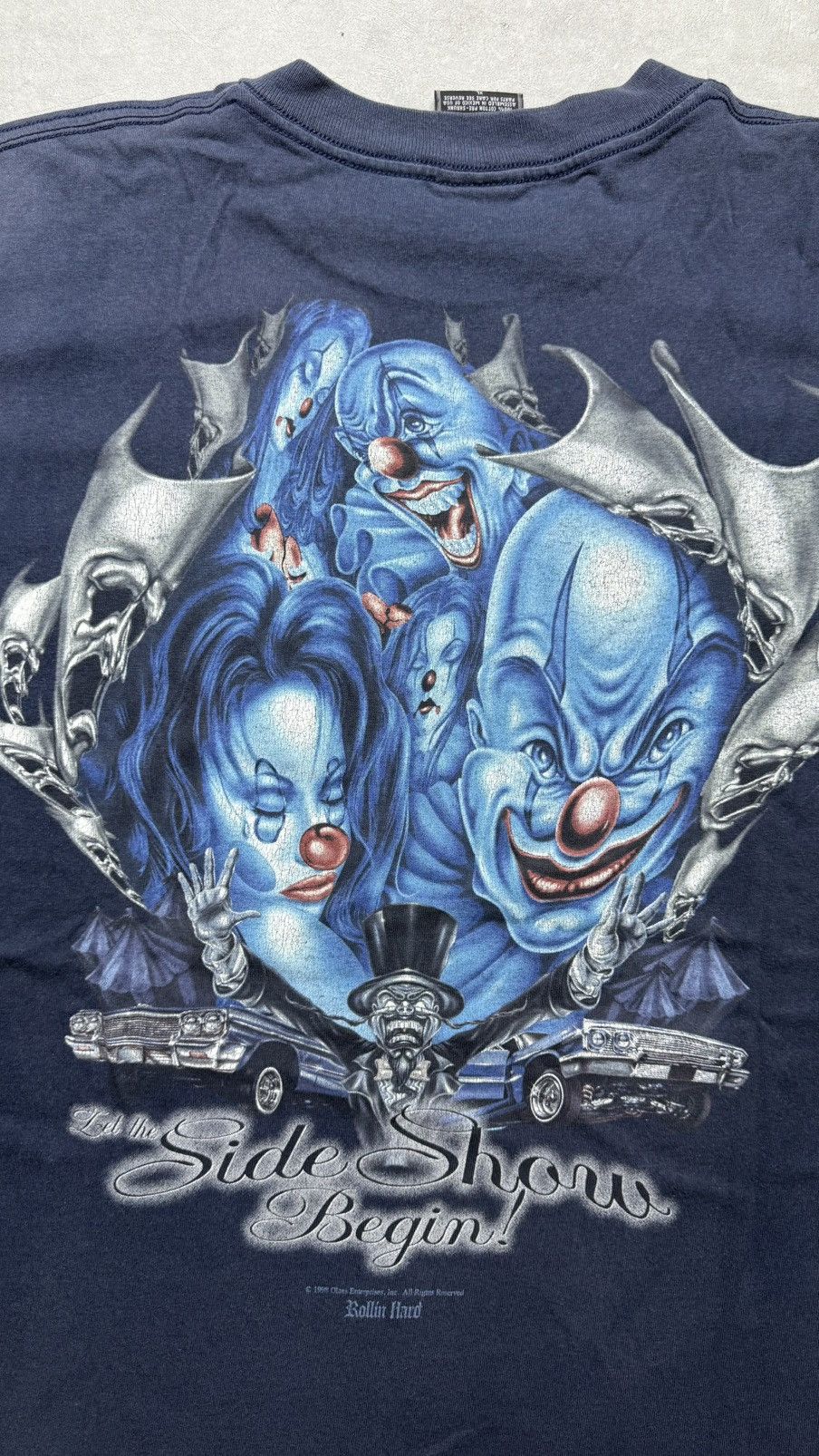 Vintage Vintage 1998 Cholo Chicano Rollin Hard T Shirt Size US XL / EU 56 / 4 - 6 Thumbnail