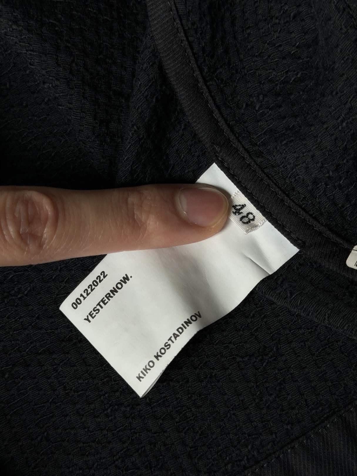Kiko Kostadinov Kiko Kostadinov Black Wessex Jacket Size US M / EU 48-50 / 2 - 8 Thumbnail