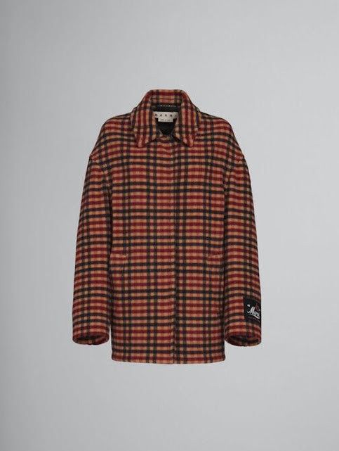 Marni o1w1db11024 Single-Breasted Coat in Multicolor Size S / US 4 / IT 40 - 1 Thumbnail