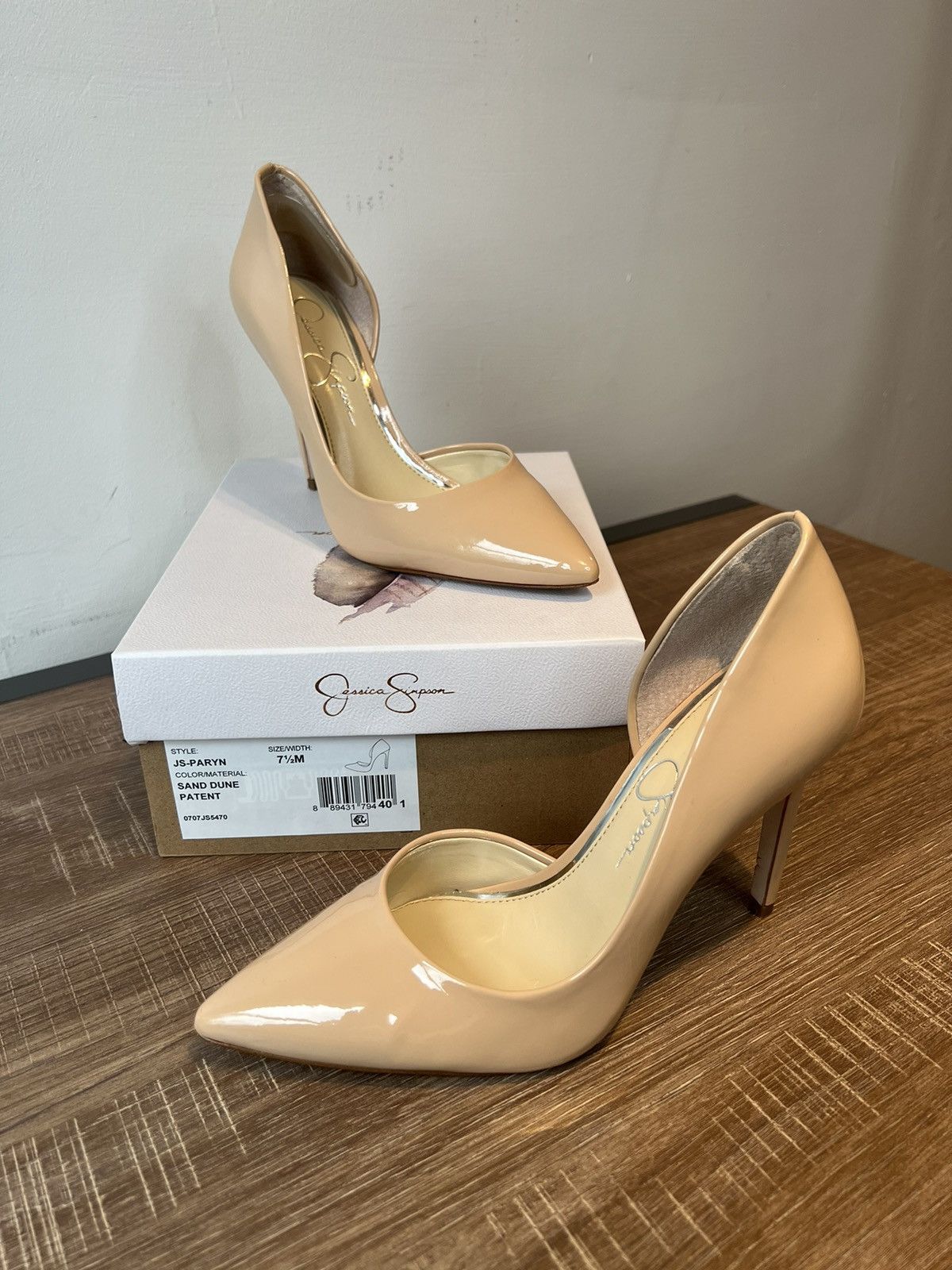 Jessica Simpson Jessica Simpson Paryn Stiletto Neutral Heels Size 7.5 M Grailed