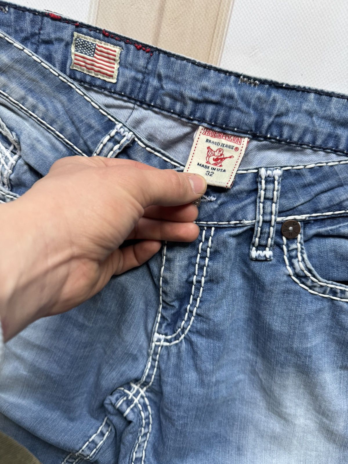True Religion True Religion Denim Jeans – Iconic Stitching / Clean Wash Size US 32 / EU 48 - 9 Thumbnail