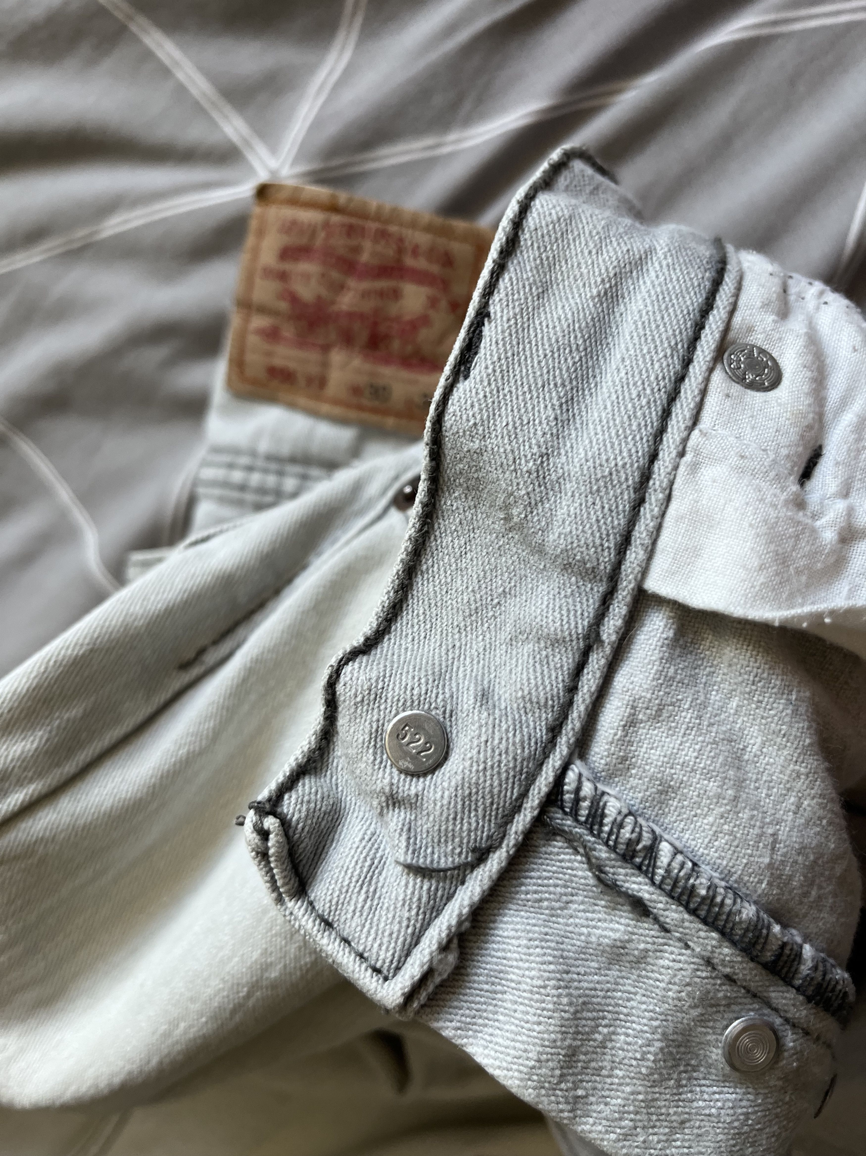 Levi's Levi’s 501XX Men’s Jeans W30 L34 – USA 1995 – Beige Denim Size US 30 / EU 46 - 9 Thumbnail
