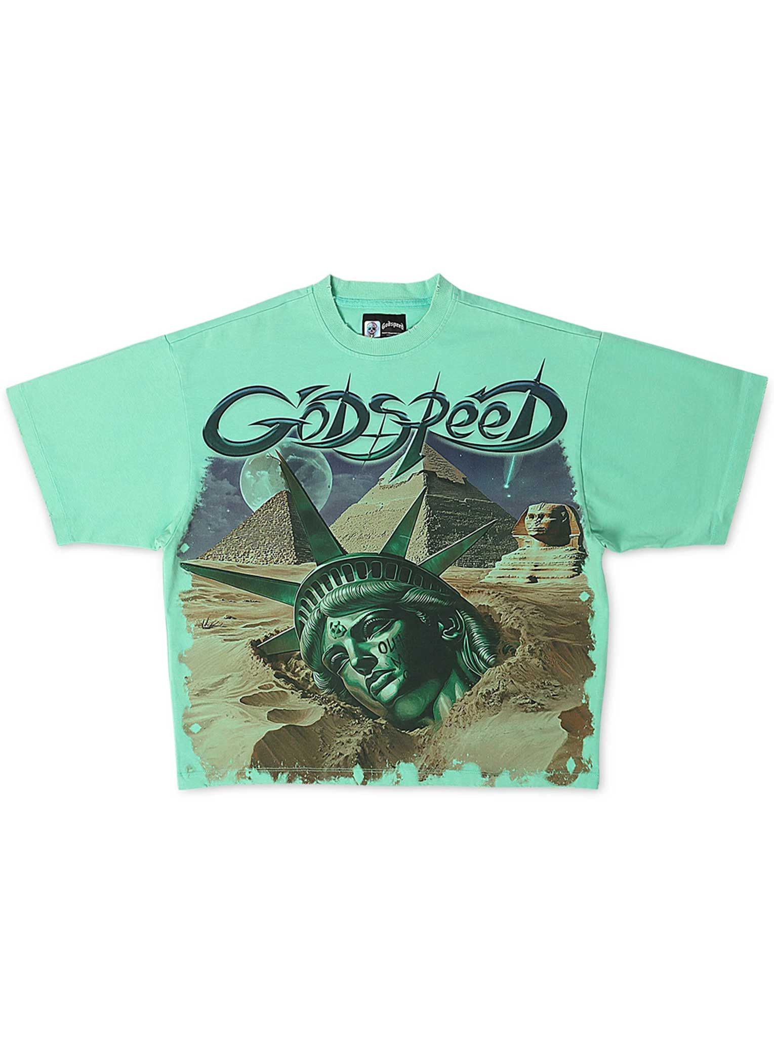 Godspeed Mother Cairo Tee Teal Size US XL / EU 56 / 4 - 1 Thumbnail